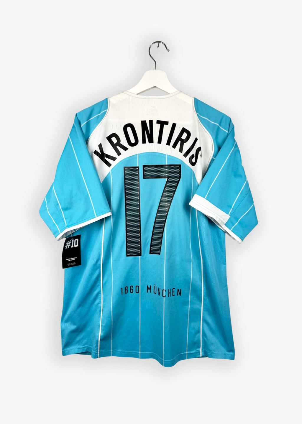 MUNICH 1860 2004/05 HOME SHIRT - #17 KRONTIRIS (SIZE M)