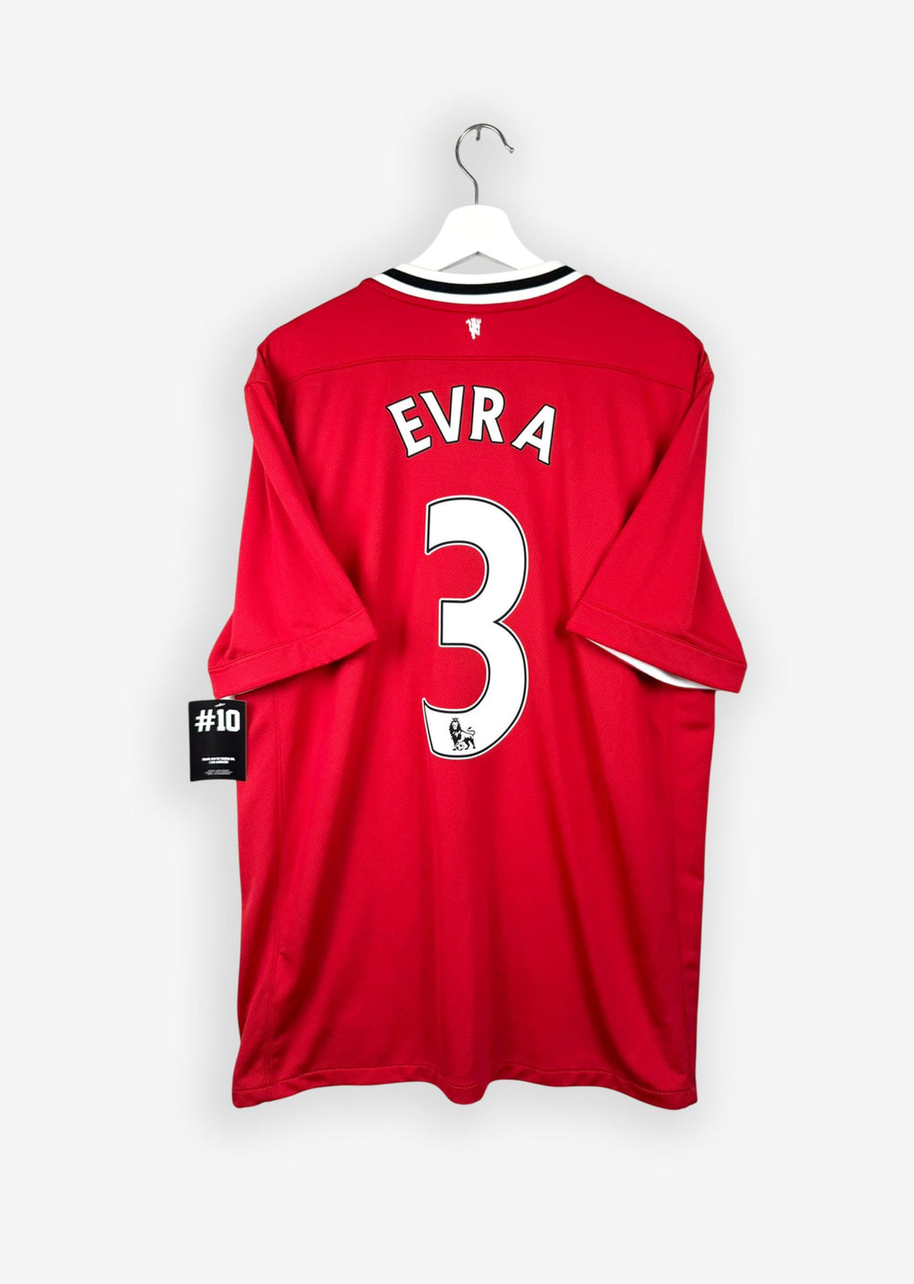 MANCHESTER UNITED 2011/12 HOME SHIRT - #3 EVRA (SIZE XL)