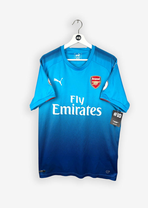 ARSENAL 2017/18 AWAY SHIRT - #14 AUBAMEYANG (SIZE L)