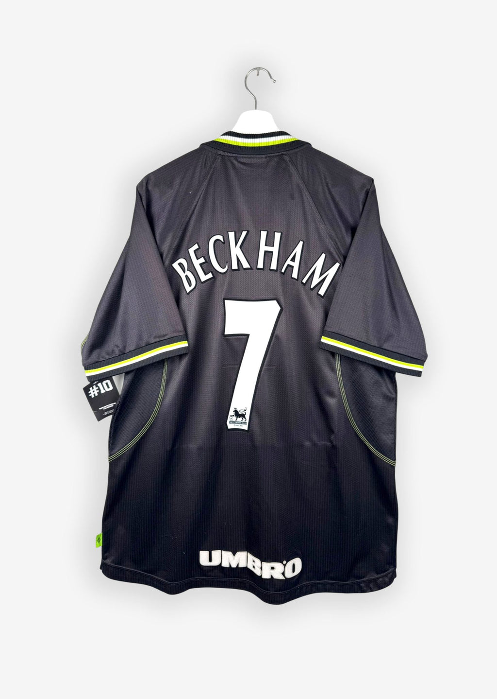 MANCHESTER UNITED 1998/99 THIRD SHIRT - #7 BECKHAM (SIZE XL)