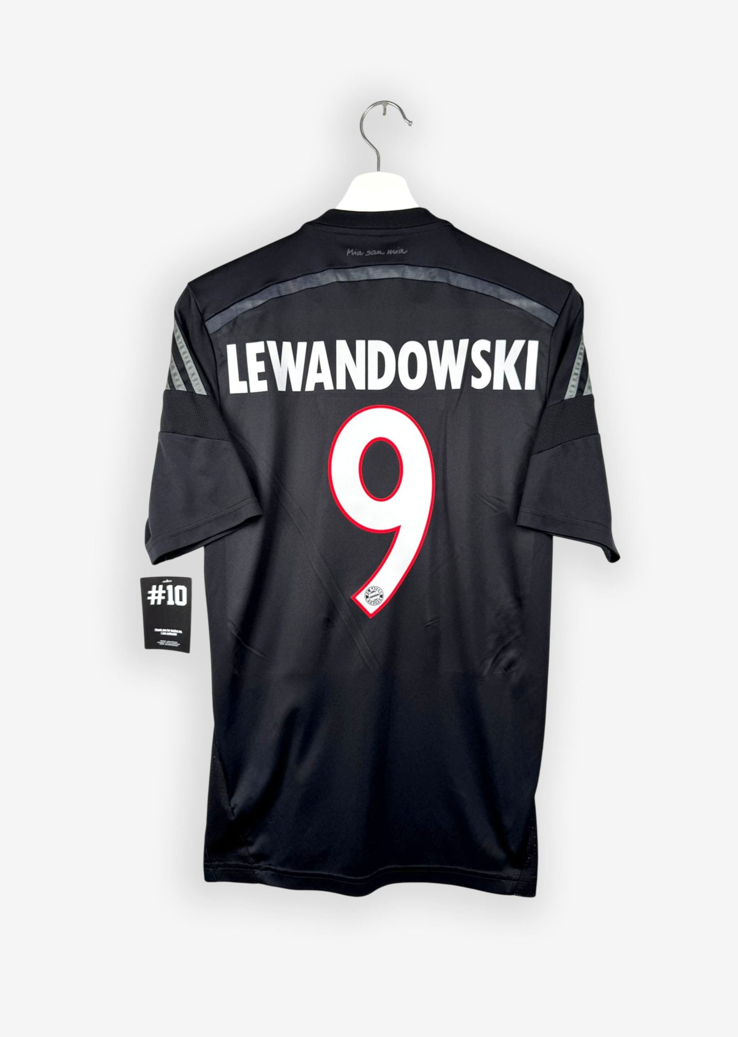 FC BAYERN MUNICH 2014/15 THIRD SHIRT - #9 LEWANDOWSKI (SIZE S)