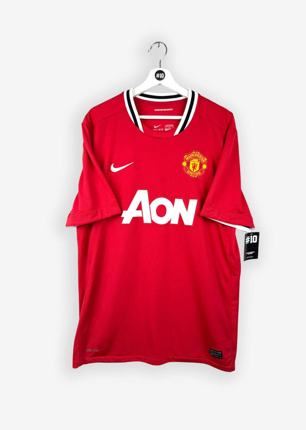 MANCHESTER UNITED 2011/12 HOME SHIRT - #3 EVRA (SIZE XL)