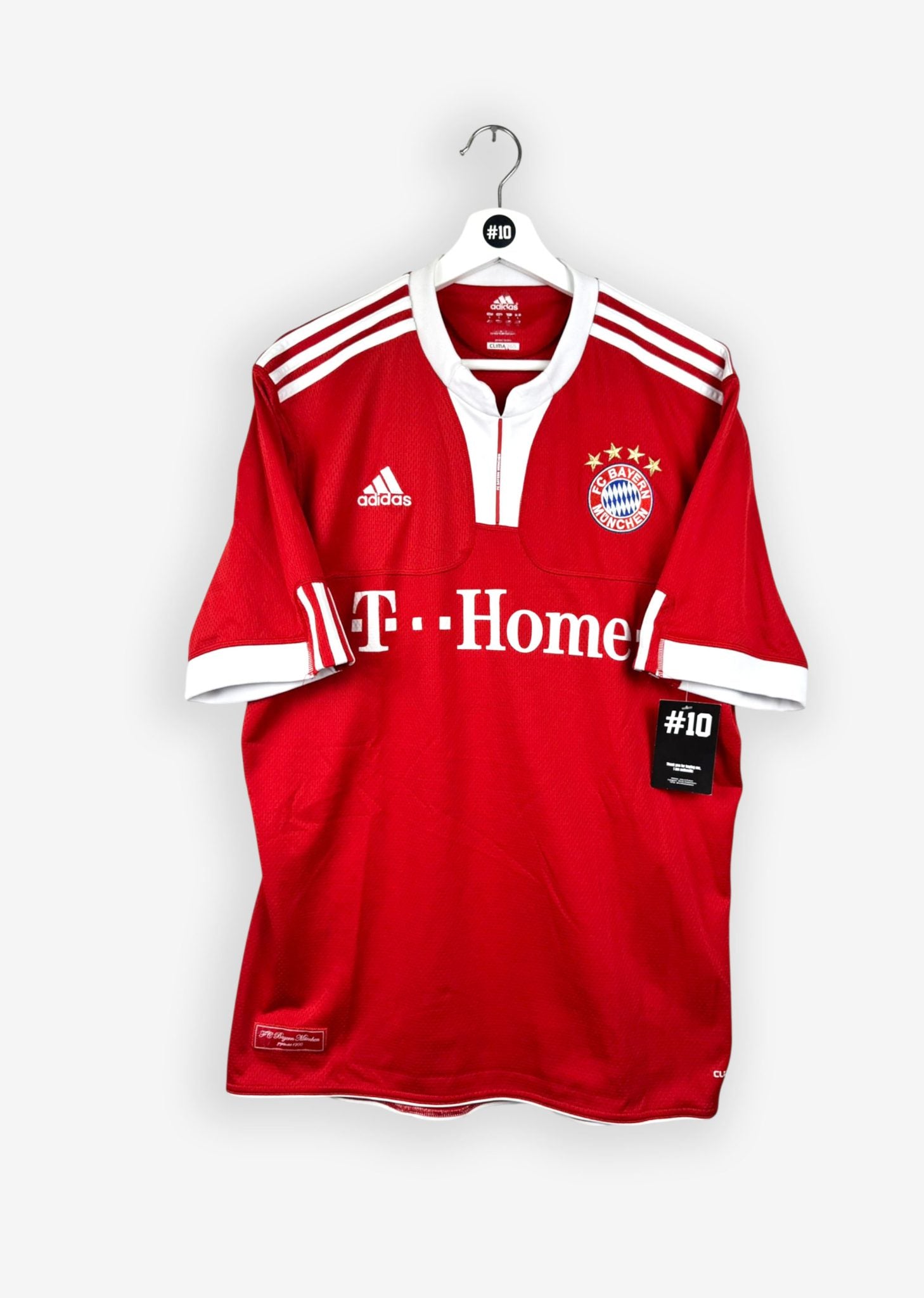 FC BAYERN MUNICH 2009/10 HOME SHIRT - #7 RIBERY (SIZE L)