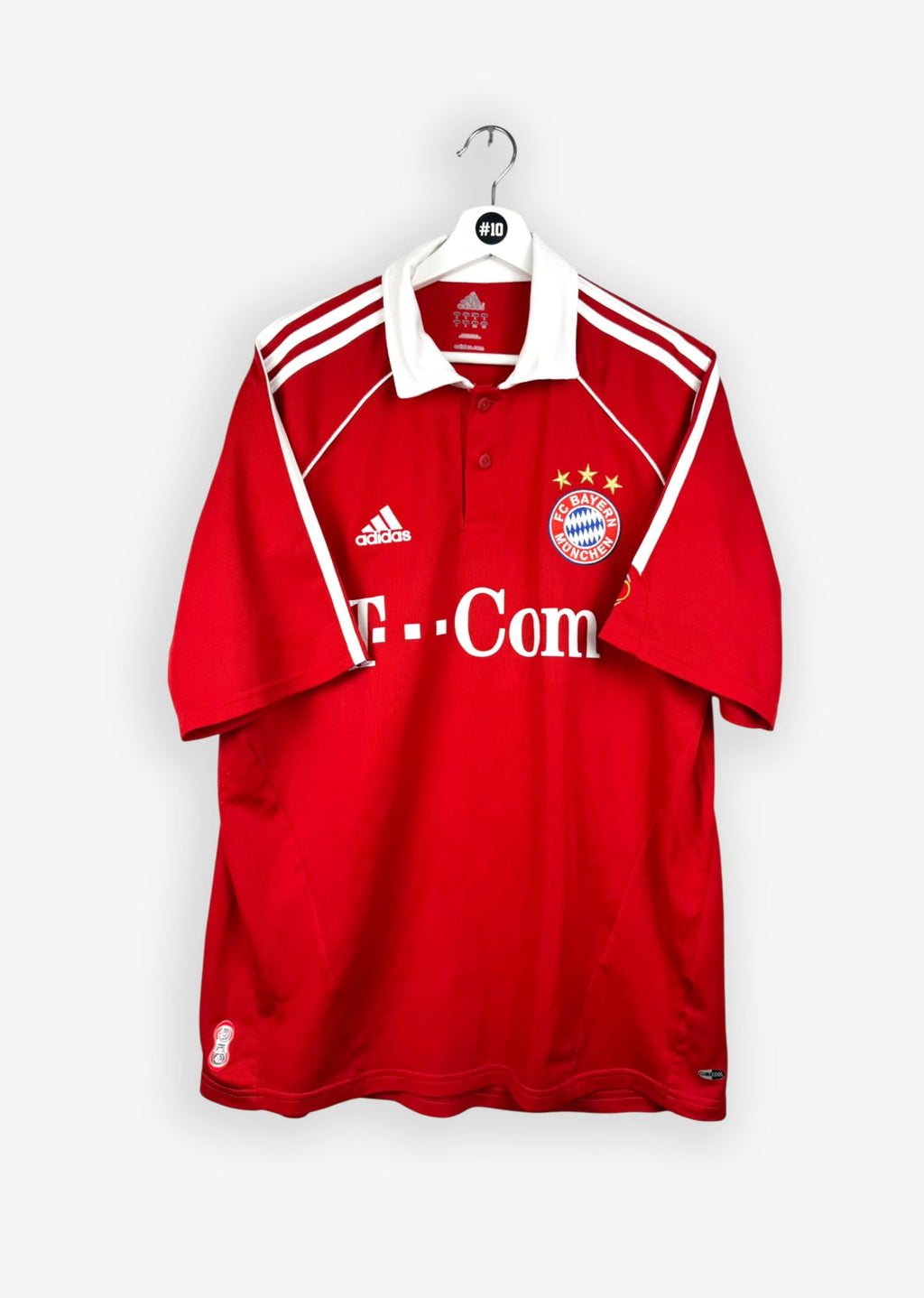 FC BAYERN MUNICH 2006/07 HOME SHIRT - #11 PODOLSKI (SIZE L)
