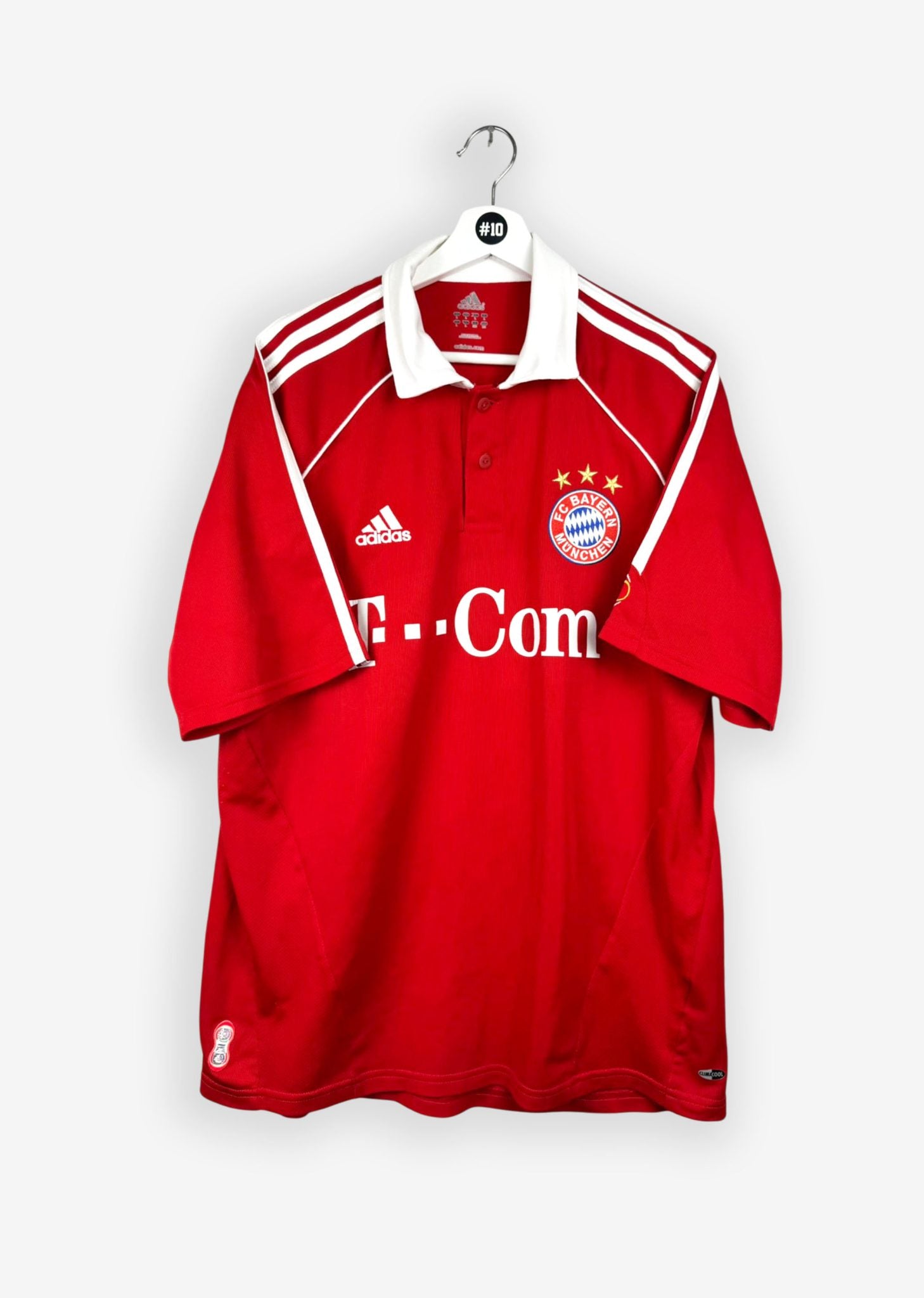 FC BAYERN MUNICH 2006/07 HOME SHIRT - #11 PODOLSKI (SIZE L)