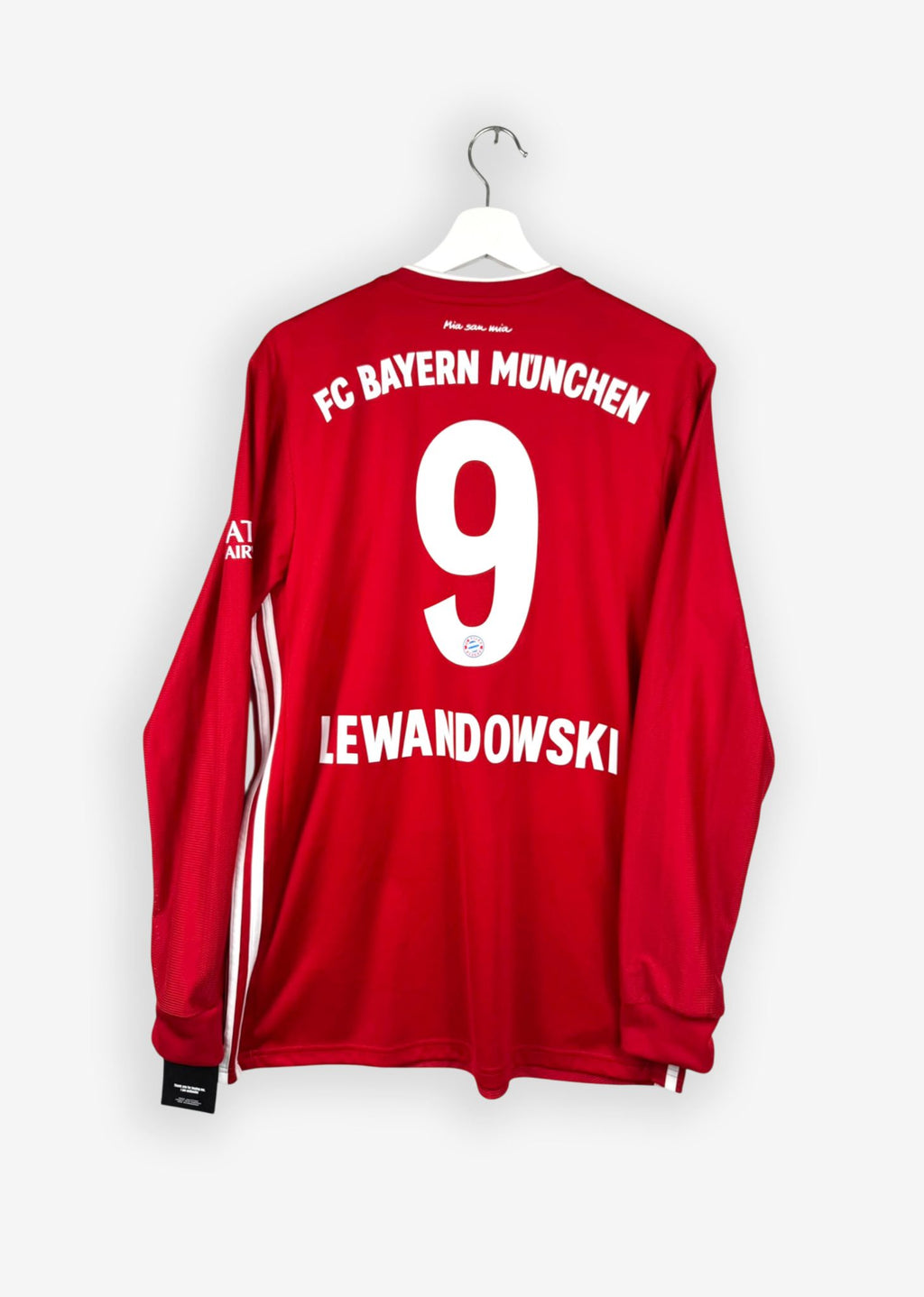 FC BAYERN MUNICH 2020/21 HOME SHIRT - #9 LEWANDOWSKI (SIZE L)