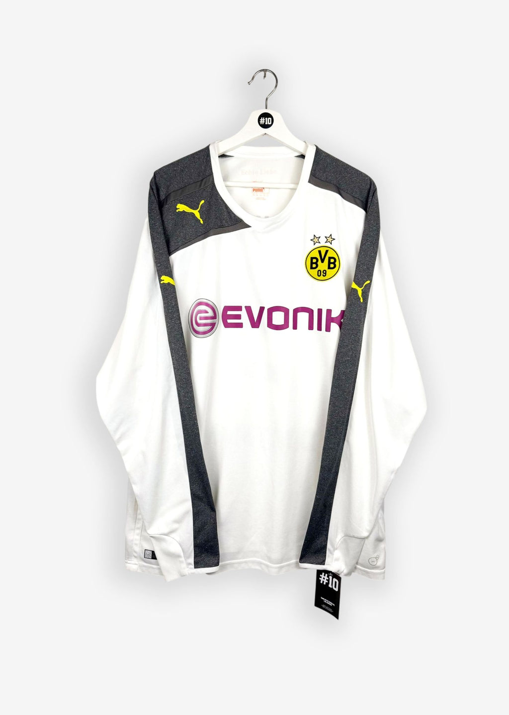 BORUSSIA DORTMUND 2013/15 THIRD SHIRT - #9 LEWANDOWSKI (SIZE 3XL)