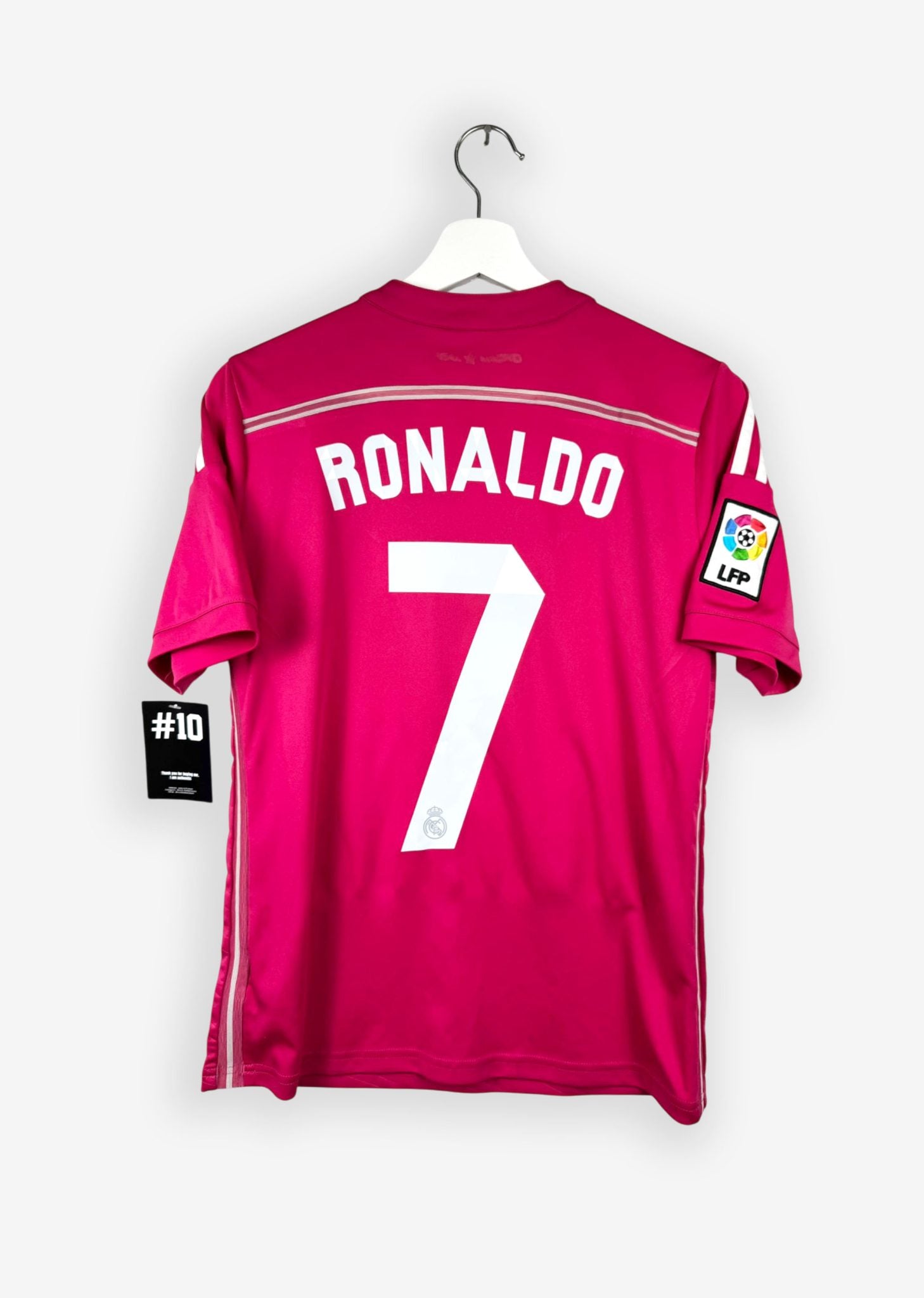 REAL MADRID CF 2014/15 AWAY SHIRT - #7 RONALDO (SIZE 164 KIDS)