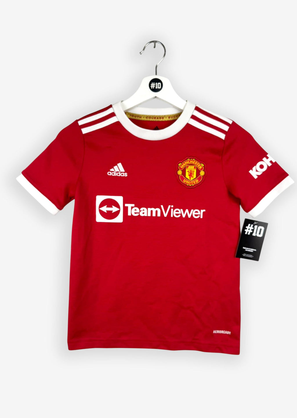 MANCHESTER UNITED 2021/22 HOME SHIRT - #7 RONALDO (SIZE 140 KIDS)