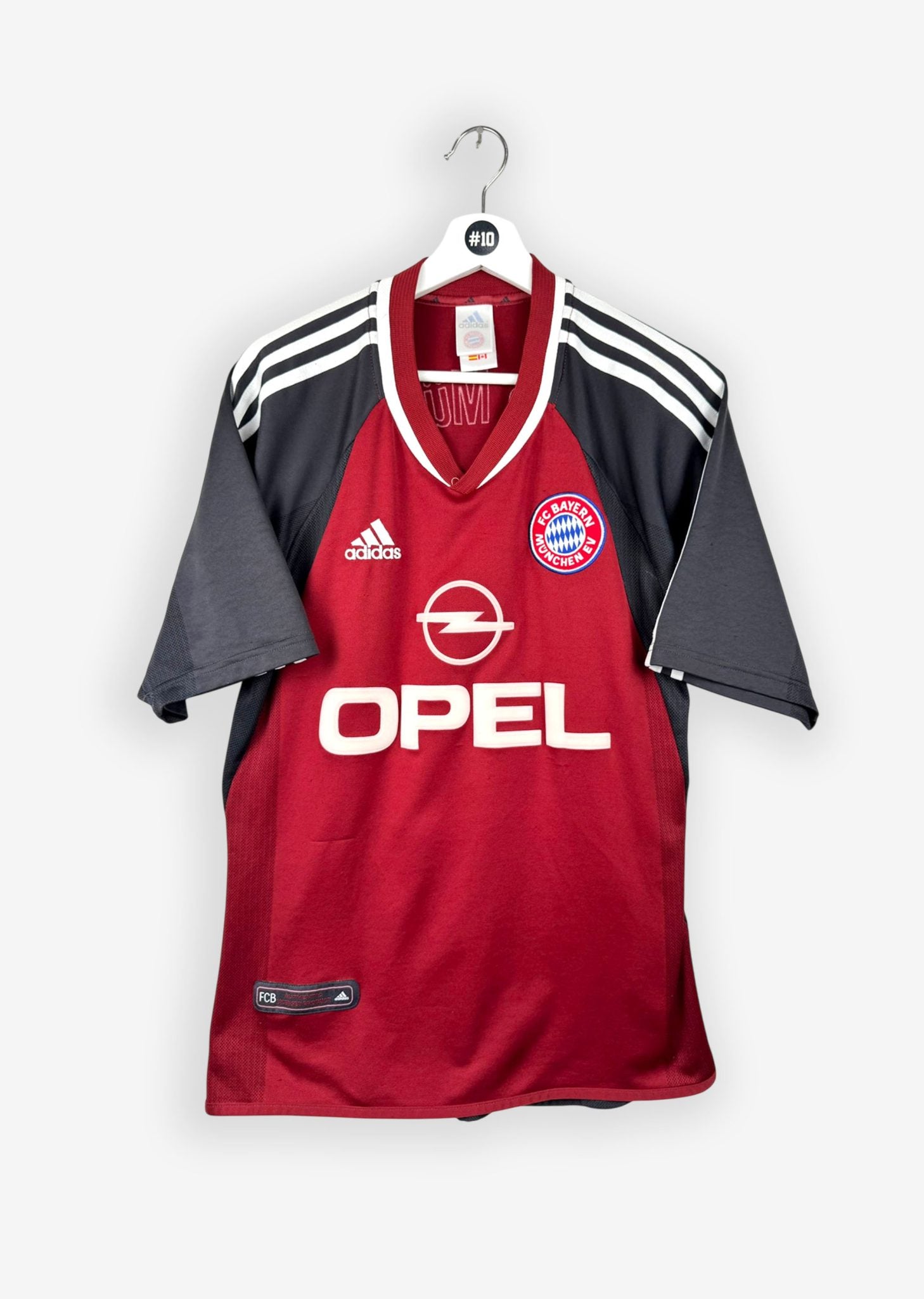 FC BAYERN MUNICH 2001/02 HOME SHIRT - #7 SCHOLL (SIZE S)