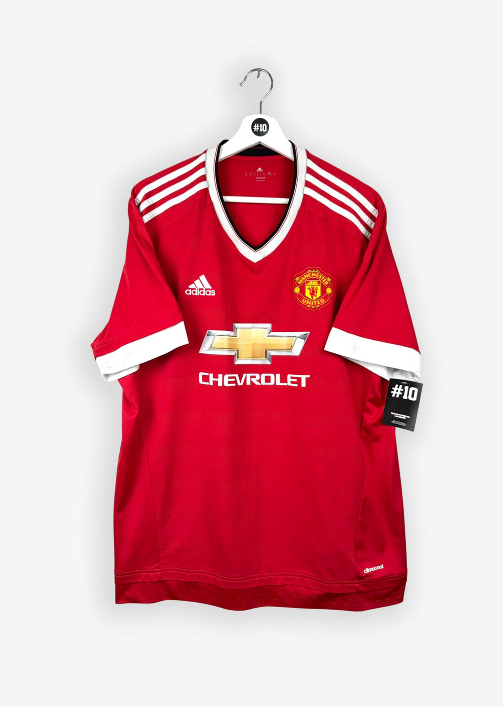 MANCHESTER UNITED 2015/16 HOME SHIRT - #10 ROONEY (SIZE XL)