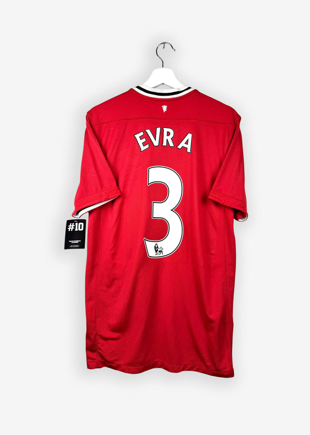 MANCHESTER UNITED 2011/12 HOME SHIRT - #3 EVRA (SIZE L)