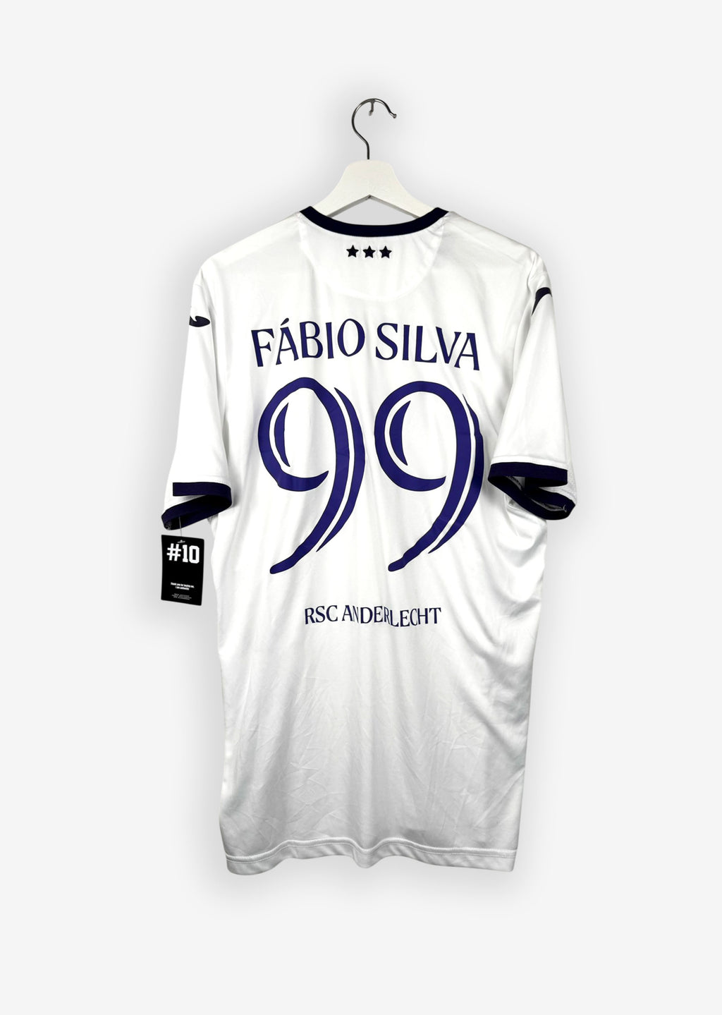 RSC ANDERLECHT 2022/23 AWAY SHIRT - #99 FABIO SILVA (SIZE XL)
