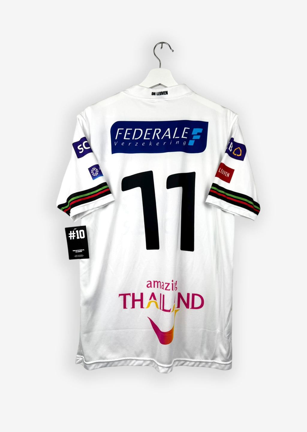 OH LEUVEN 2017/18 HOME SHIRT - #11 (SIZE M)