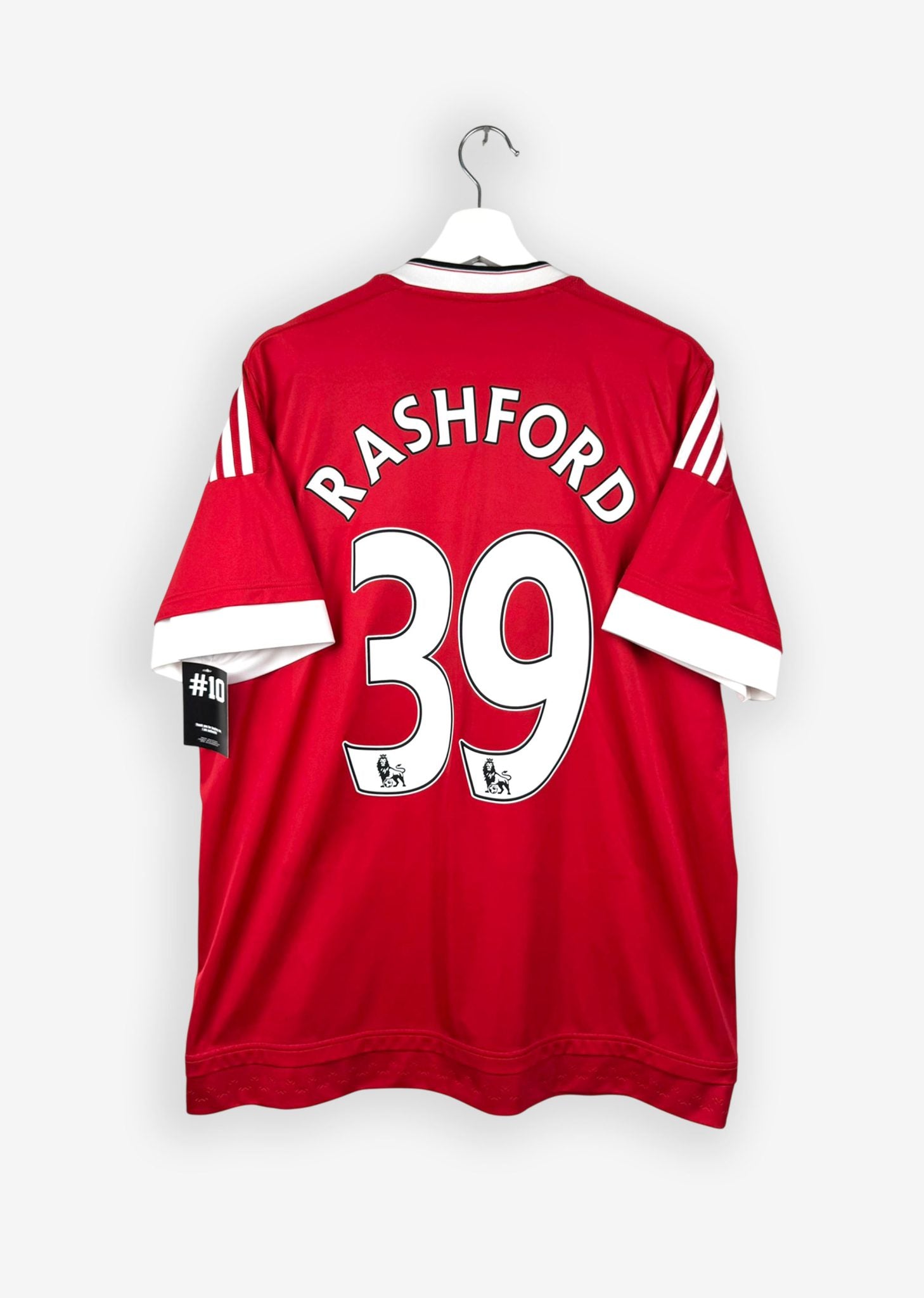 MANCHESTER UNITED 2015/16 HOME SHIRT - #39 RASHFORD (SIZE XL)