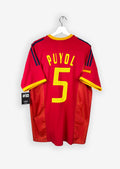 SPAIN 2002/03 HOME SHIRT - #5 PUYOL (SIZE L)
