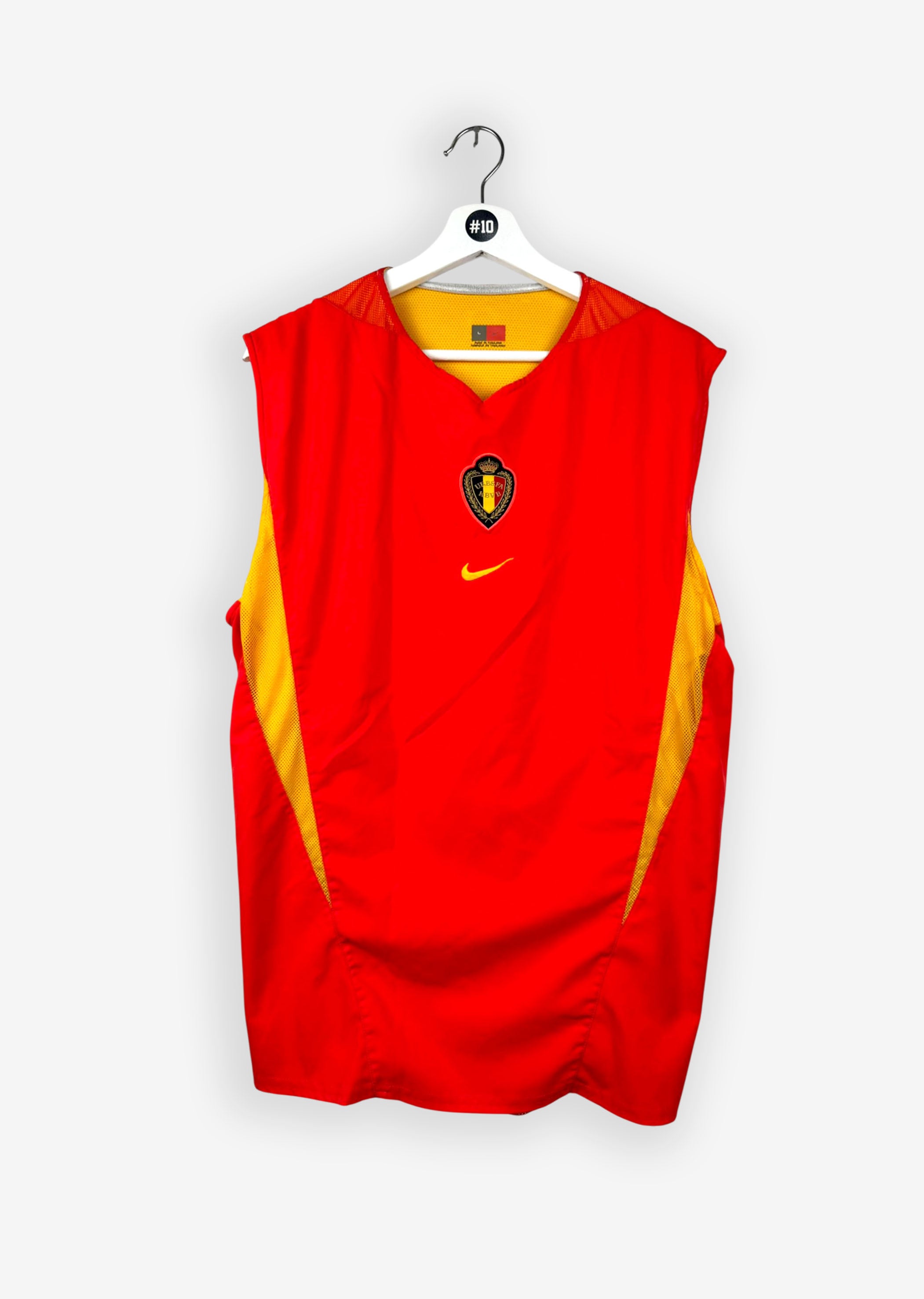 BELGIUM 2002 PRO TRAINING SHIRT - #9 (SIZE L)