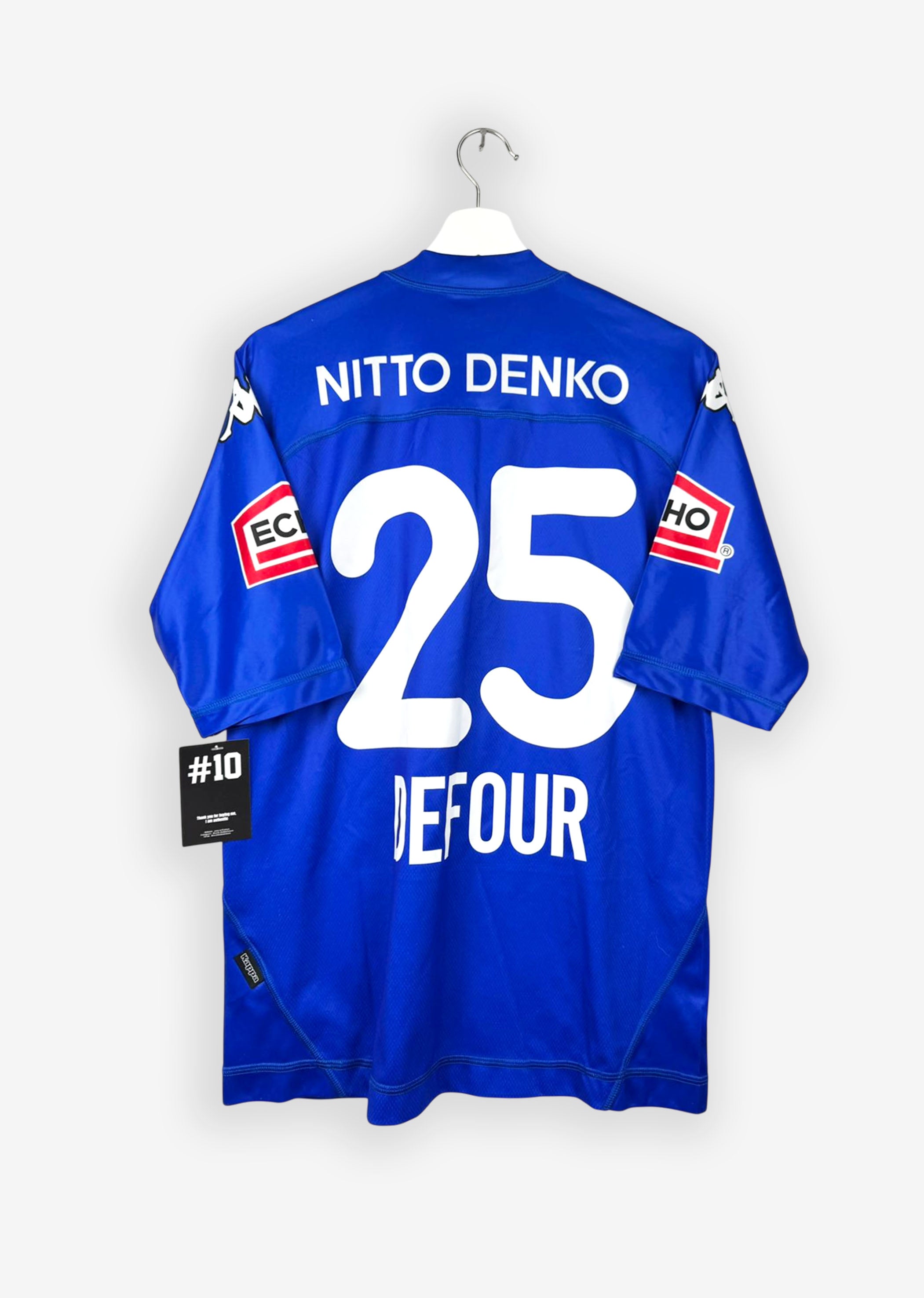 KRC GENK 2004/05 HOME SHIRT - #25 DEFOUR (SIZE M)