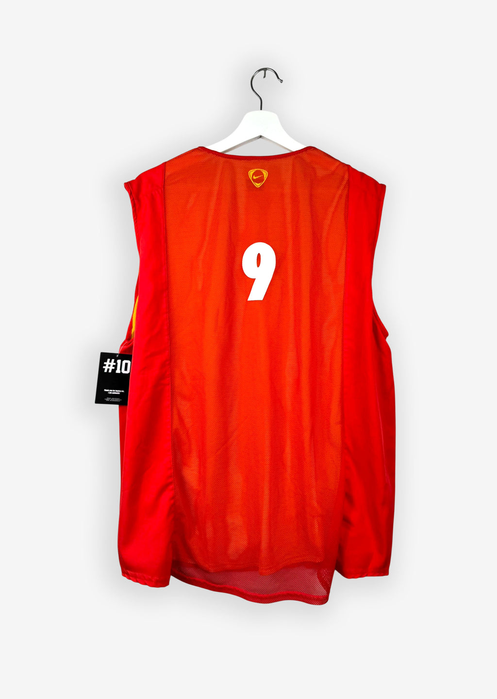 BELGIUM 2002 PRO TRAINING SHIRT - #9 (SIZE L)