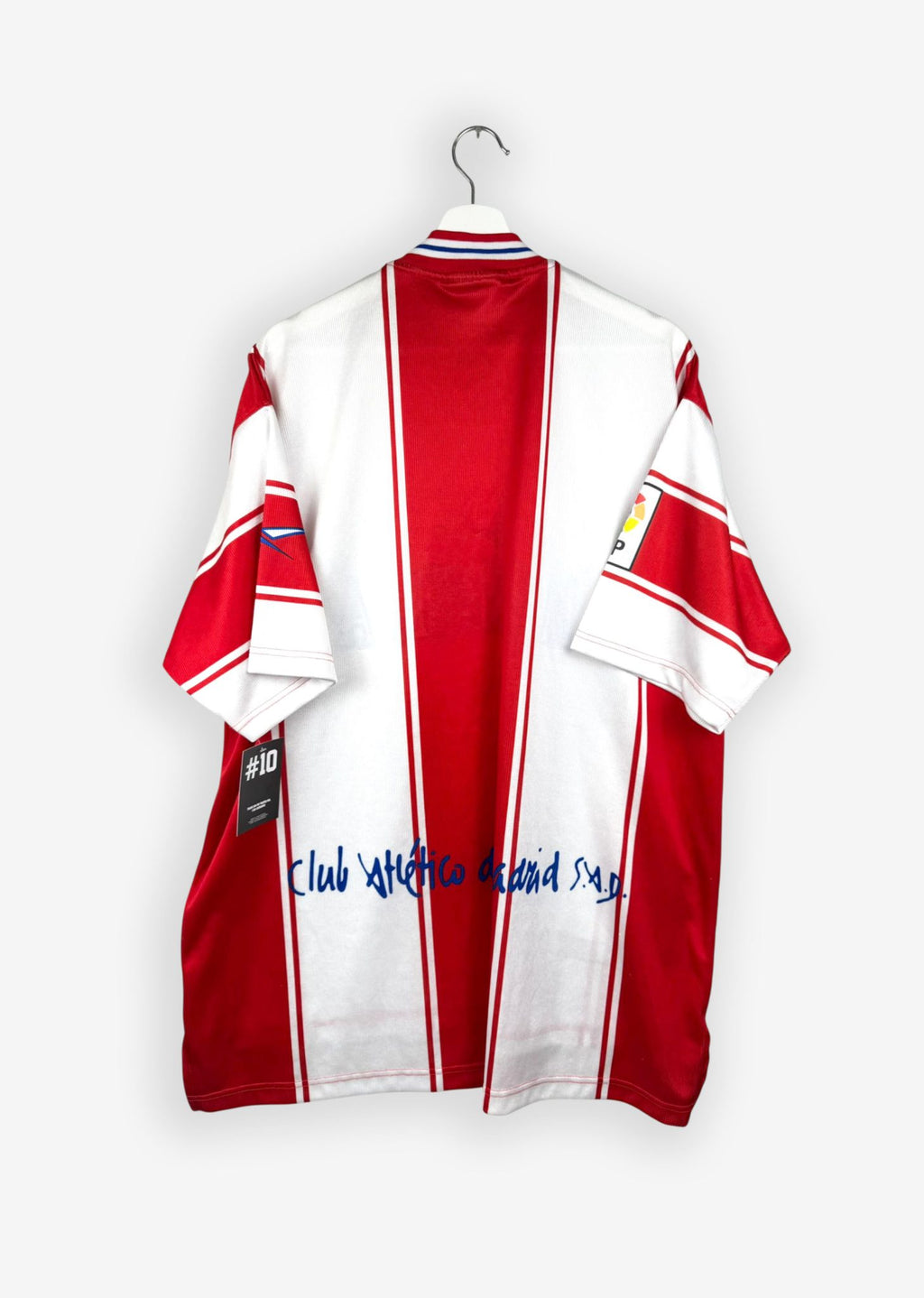 ATLETICO MADRID 1999/00 HOME SHIRT (SIZE XXL)