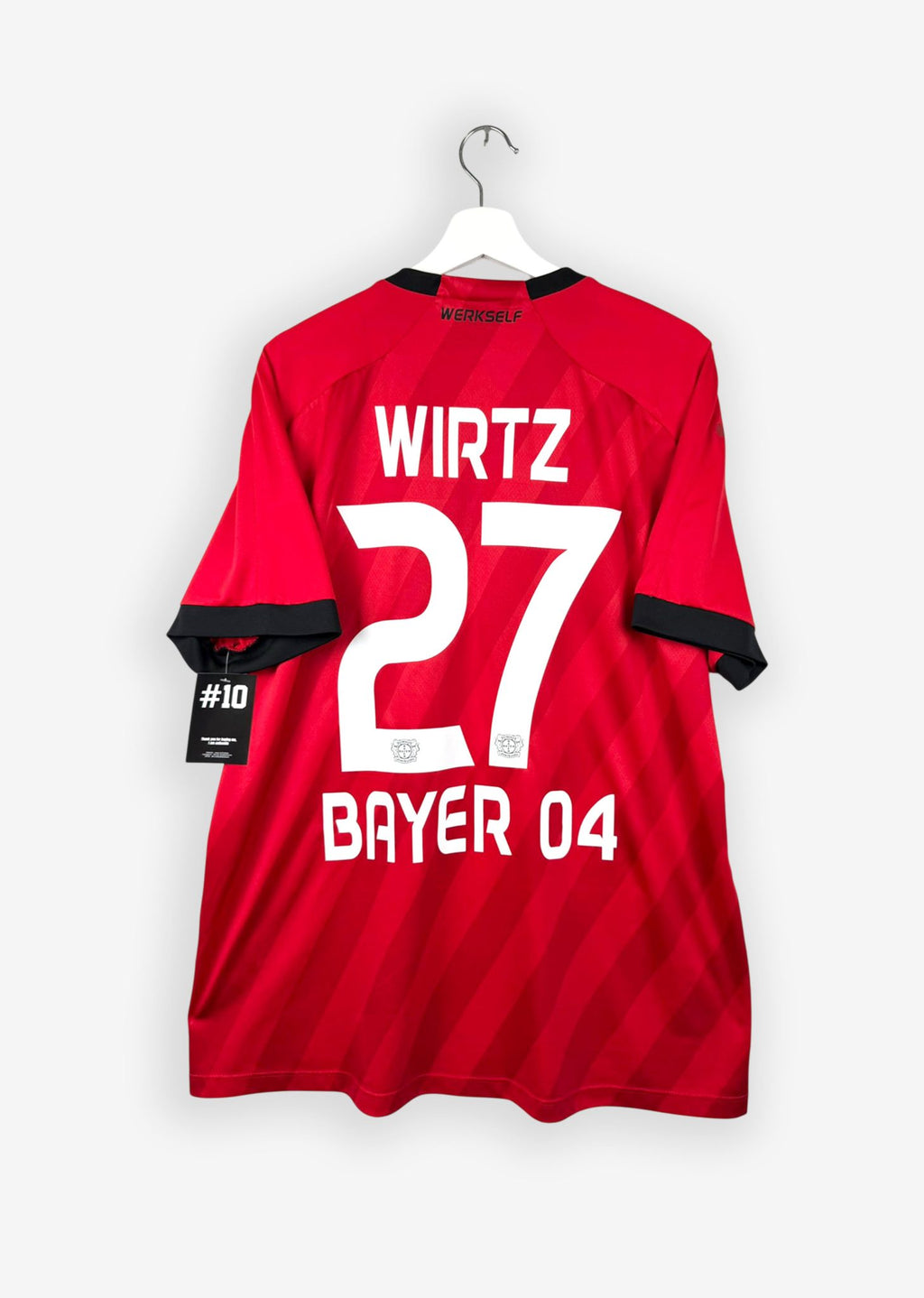 BAYER 04 LEVERKUSEN 2019/20 HOME SHIRT - #27 WIRTZ (SIZE XXL)