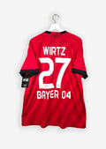 BAYER 04 LEVERKUSEN 2019/20 HOME SHIRT - #27 WIRTZ (SIZE XXL)