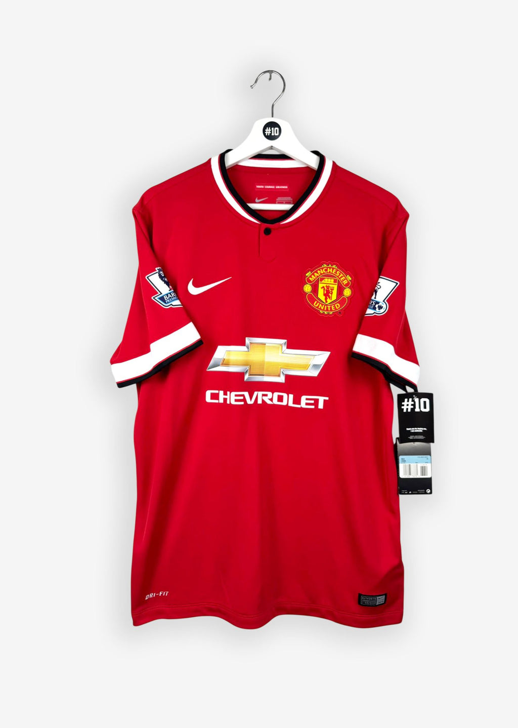 MANCHESTER UNITED 2014/15 HOME SHIRT - #31 FELLAINI (SIZE M) NWT
