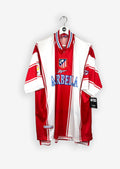 ATLETICO MADRID 1999/00 HOME SHIRT (SIZE XXL)