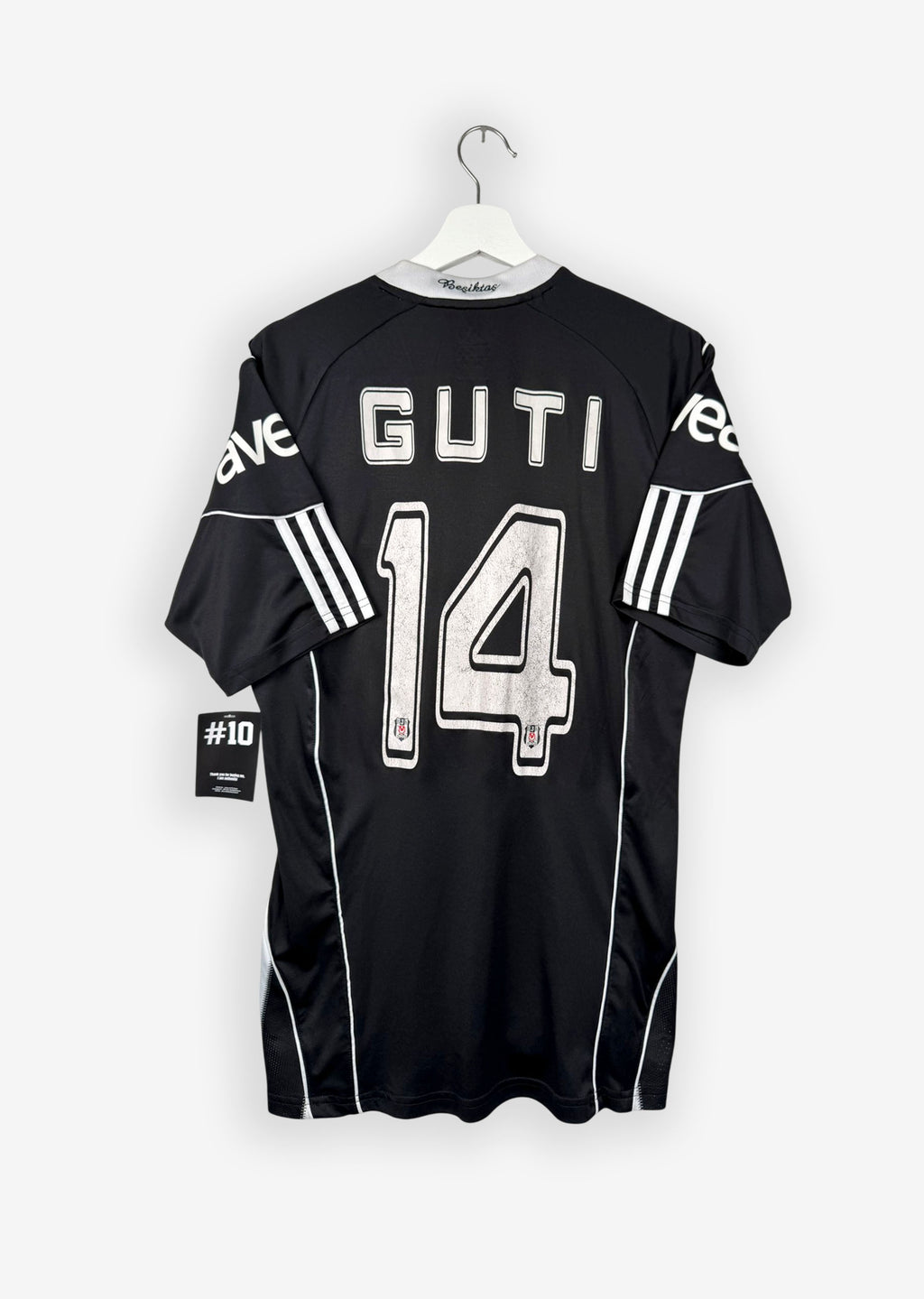 BESIKTAS 2010/11 THIRD SHIRT - #14 GUTI (SIZE M)