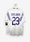 REAL MADRID 2007/08 HOME SHIRT - #23 SNEIJDER (SIZE L)