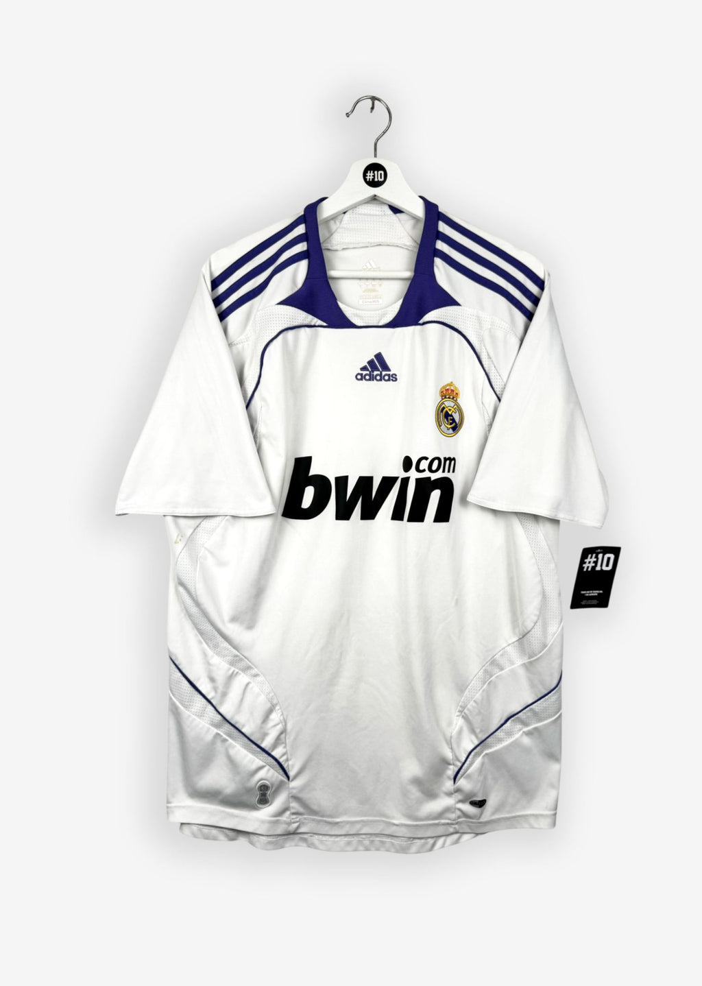 REAL MADRID 2007/08 HOME SHIRT - #23 SNEIJDER (SIZE L)