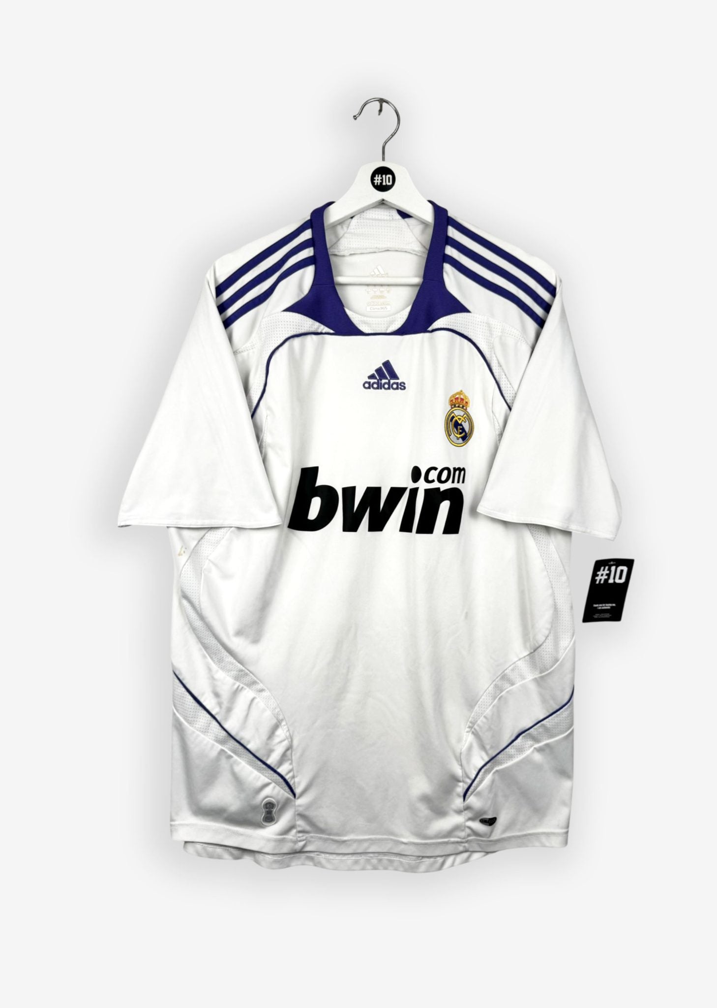 REAL MADRID 2007/08 HOME SHIRT - #23 SNEIJDER (SIZE L)