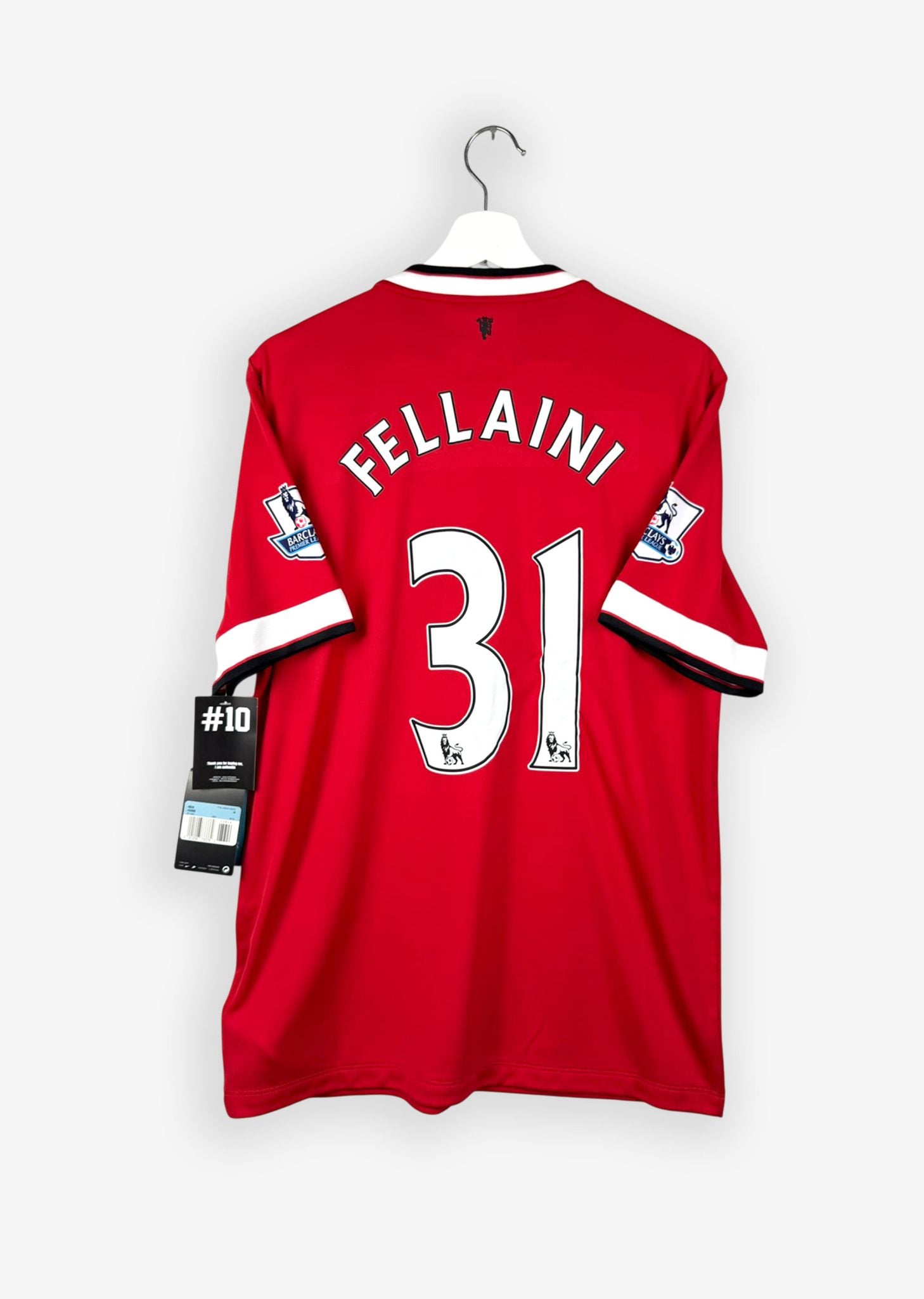MANCHESTER UNITED 2014/15 HOME SHIRT - #31 FELLAINI (SIZE M) NWT