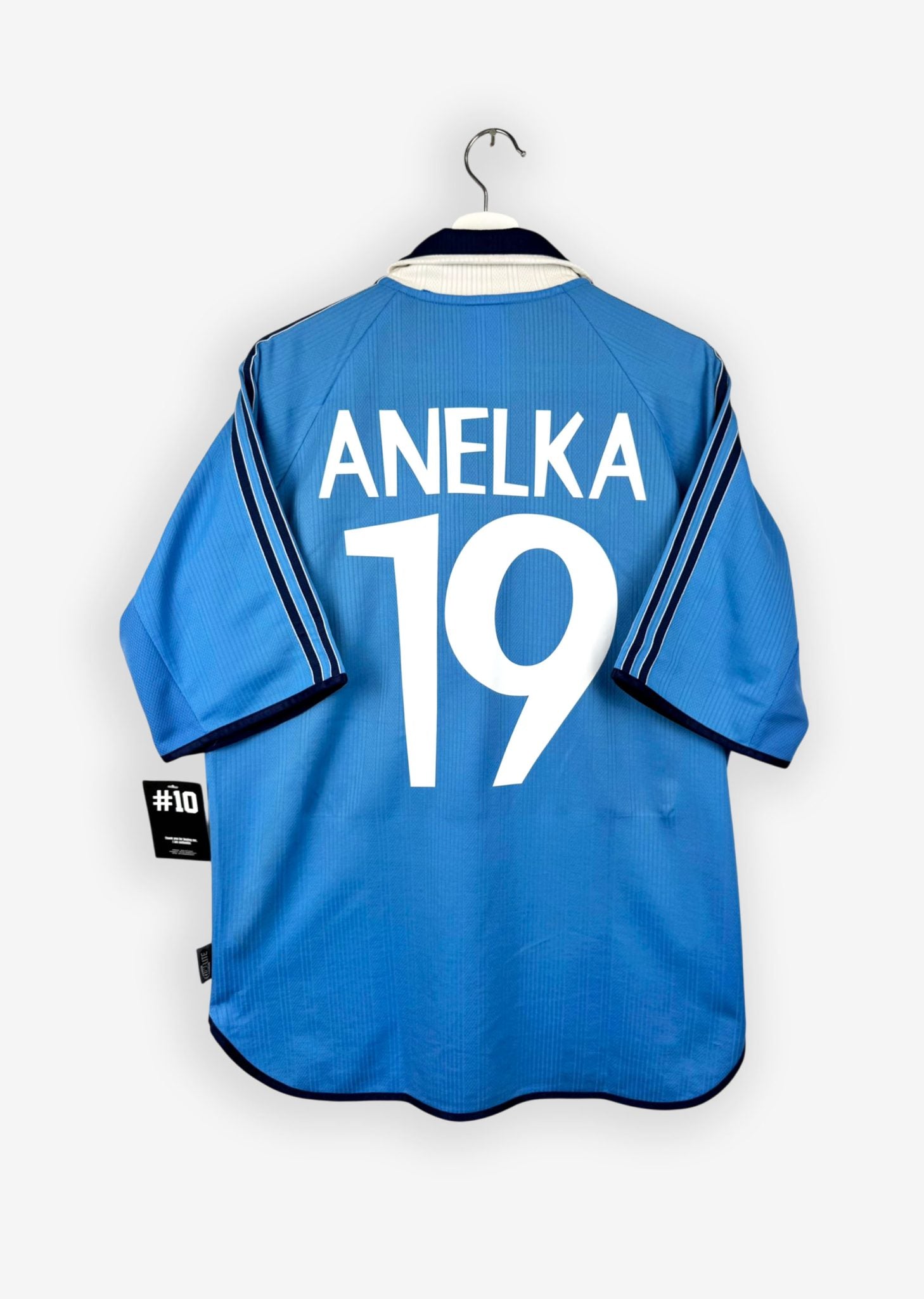 REAL MADRID 1999/01 THIRD SHIRT - #19 ANELKA (SIZE M)