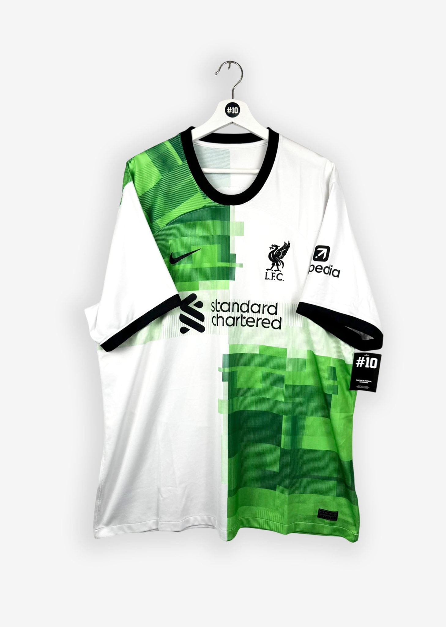 LIVERPOOL FC 2023/24 AWAY SHIRT - #11 SALAH (SIZE XXL)