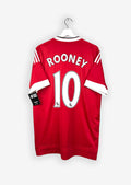 MANCHESTER UNITED 2015/16 HOME SHIRT - #10 ROONEY (SIZE L)