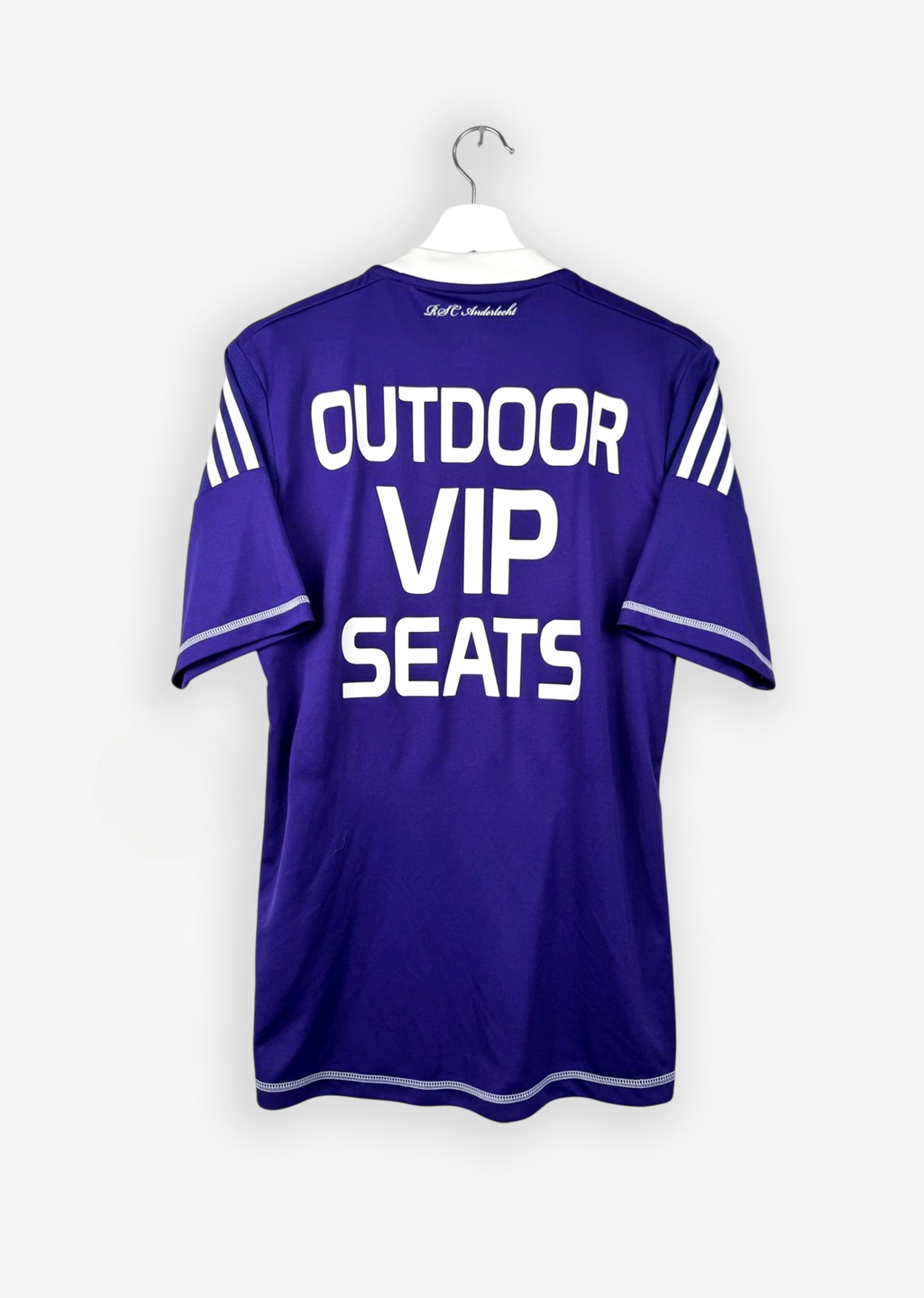 RSC ANDERLECHT 2012/13 HOME SHIRT - SIGNED BY WASILEWSKI (SIZE S)