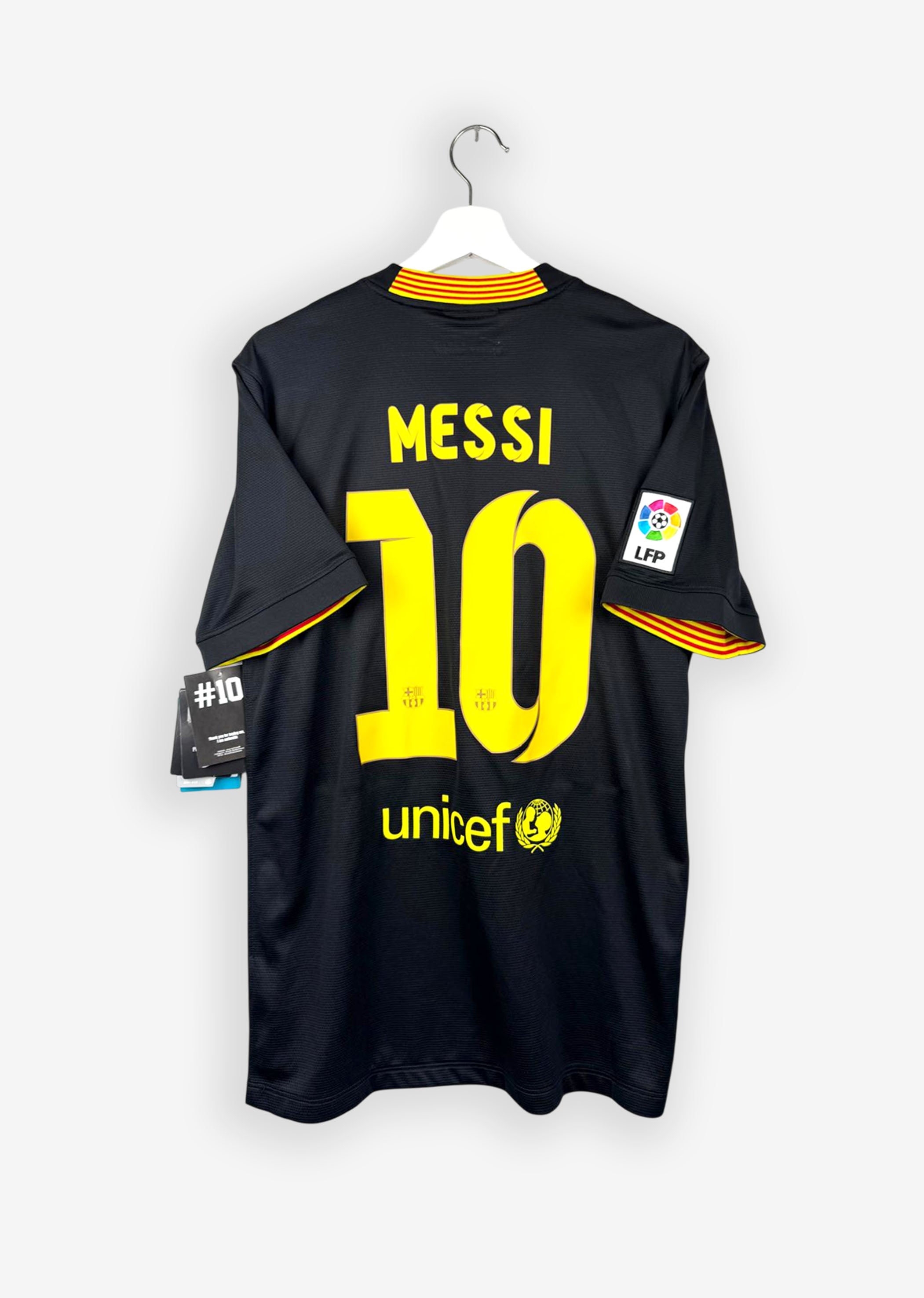 FC BARCELONA 2013/14 THIRD SHIRT - #10 MESSI (SIZE M) NWT