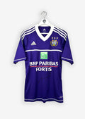 RSC ANDERLECHT 2012/13 HOME SHIRT - SIGNED BY WASILEWSKI (SIZE S)