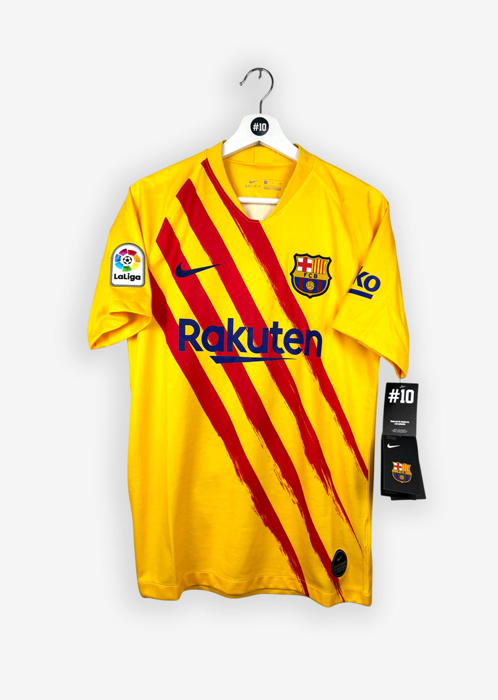 FC BARCELONA 2019/22 FOURTH SHIRT - #10 MESSI (SIZE S) NWT