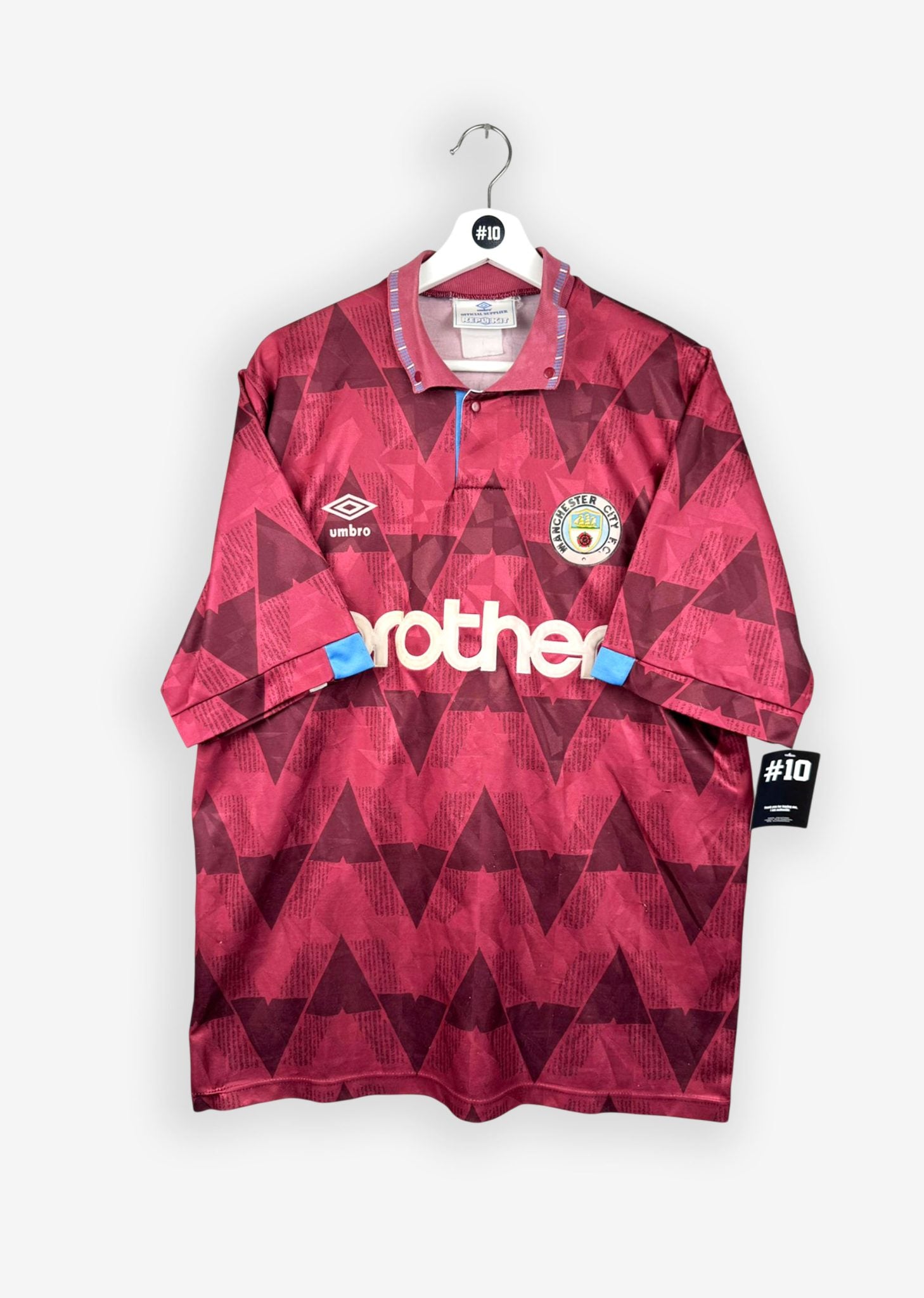 MANCHESTER CITY 1990/92 AWAY SHIRT (SIZE XL)