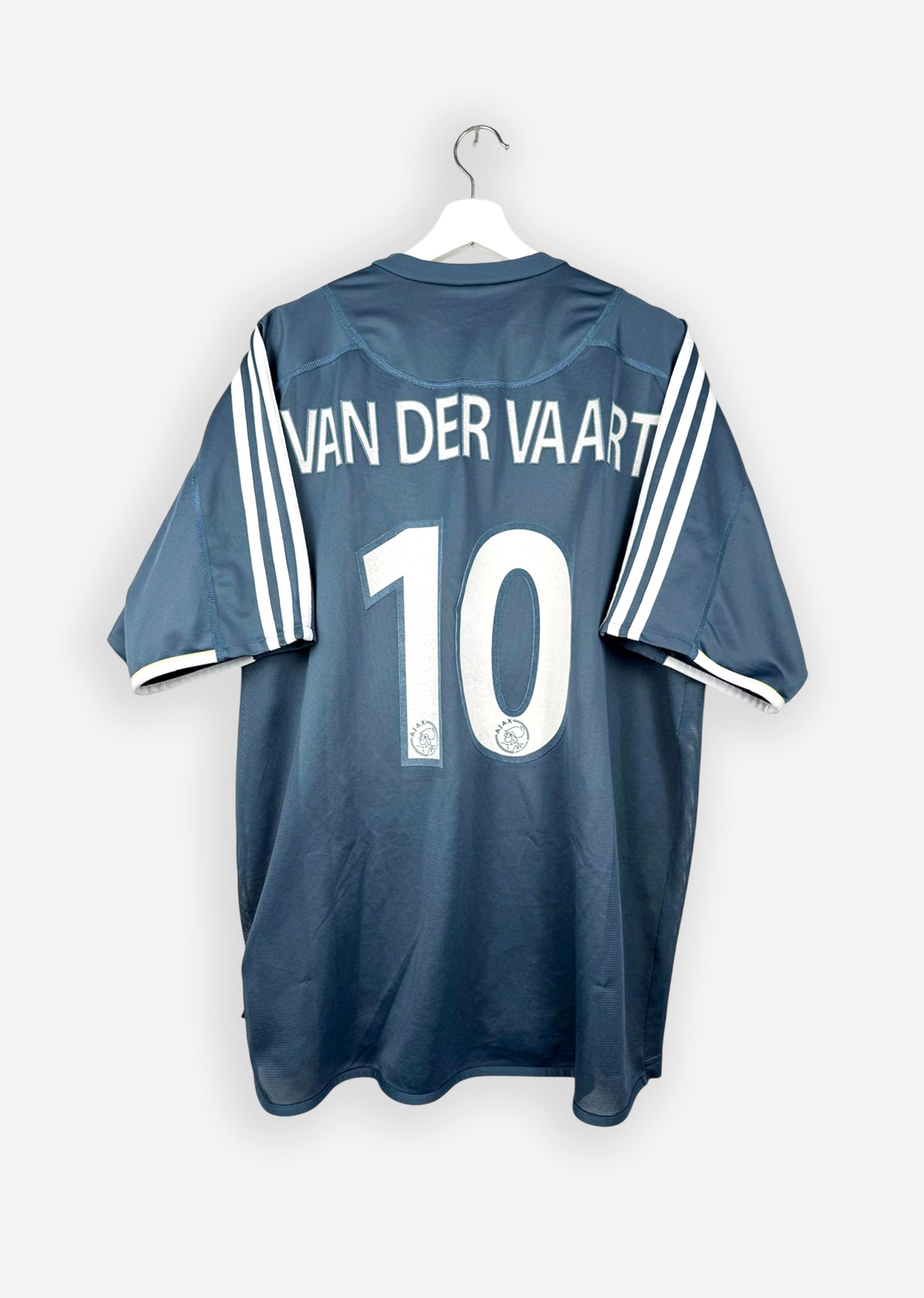 AJAX 2003/04 AWAY SHIRT - #10 VAN DER VAART (SIZE XL)