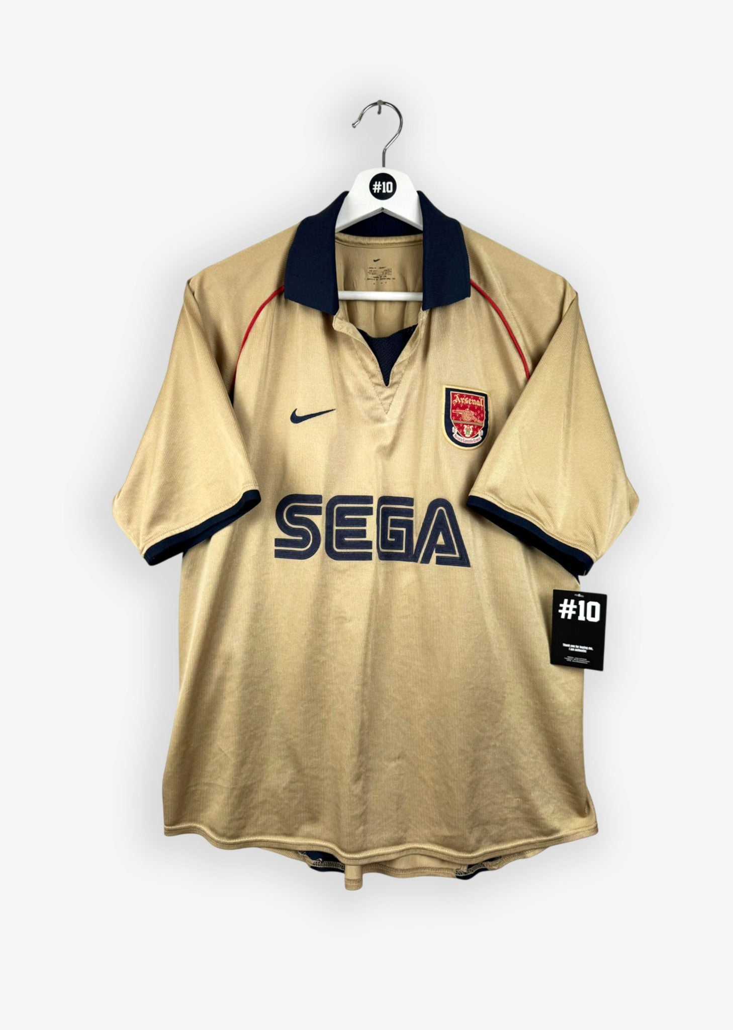 ARSENAL 2001/02 AWAY SHIRT - #8 LJUNBERG (SIZE M)