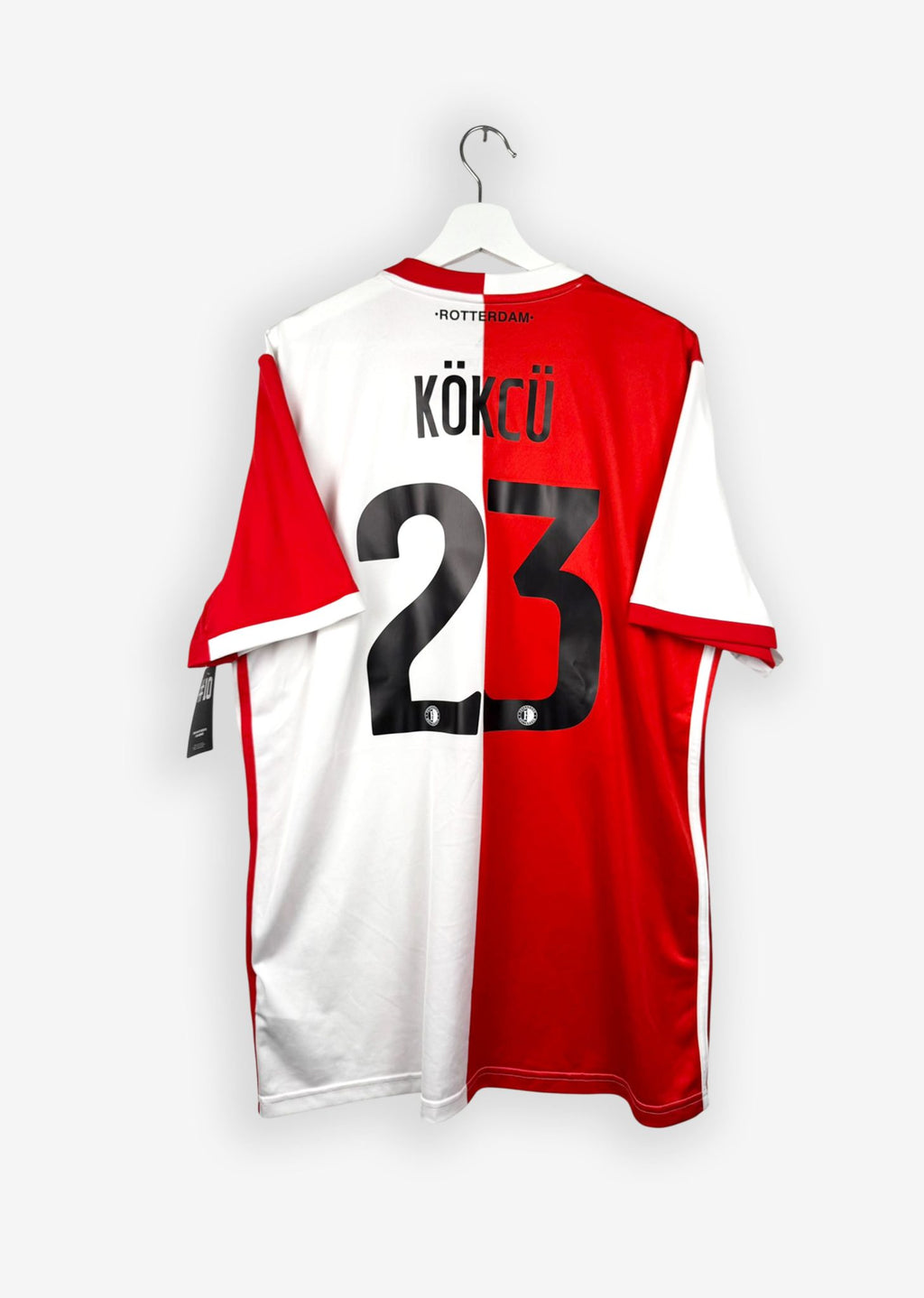 FEYENOORD 2019/20 HOME SHIRT - #23 KÖKCÜ (SIZE XL)