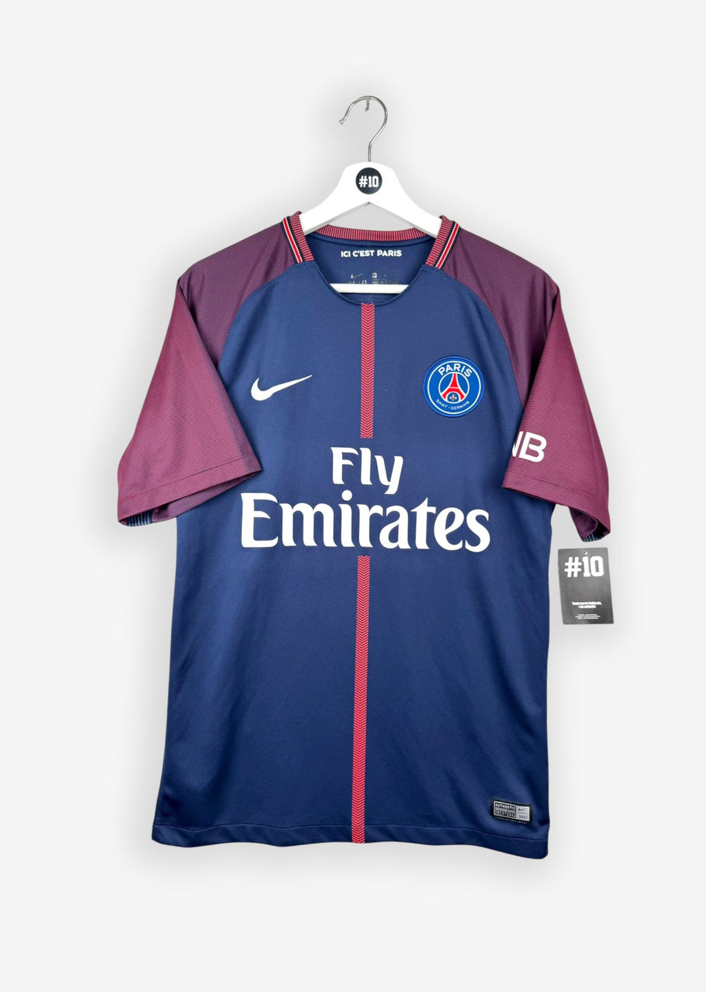 PARIS SAINT-GERMAIN 2017/18 HOME SHIRT - #12 MEUNIER (SIZE M)
