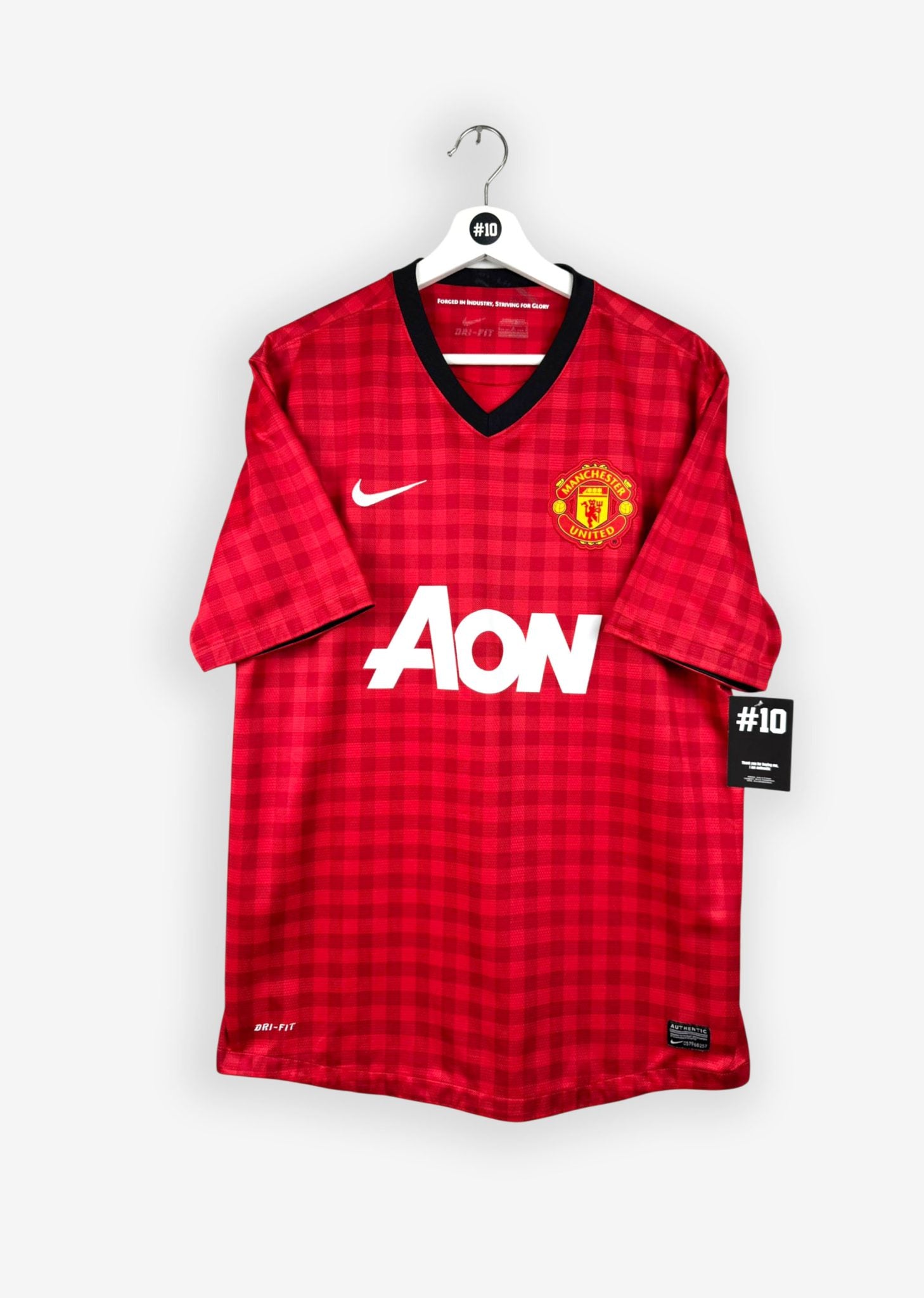 MANCHESTER UNITED 2012/13 HOME SHIRT - #20 VAN PERSIE (SIZE L)