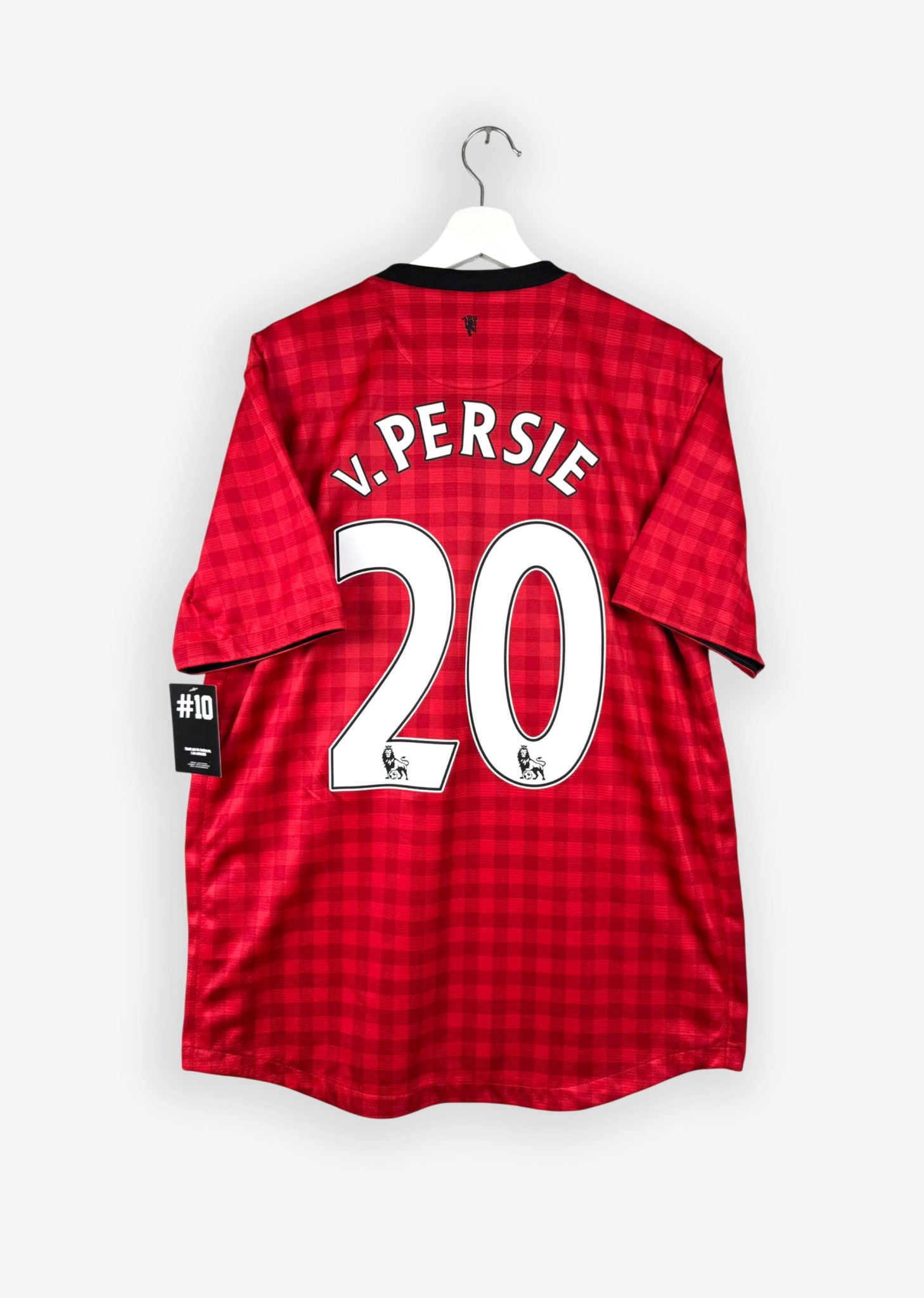 MANCHESTER UNITED 2012/13 HOME SHIRT - #20 VAN PERSIE (SIZE L)