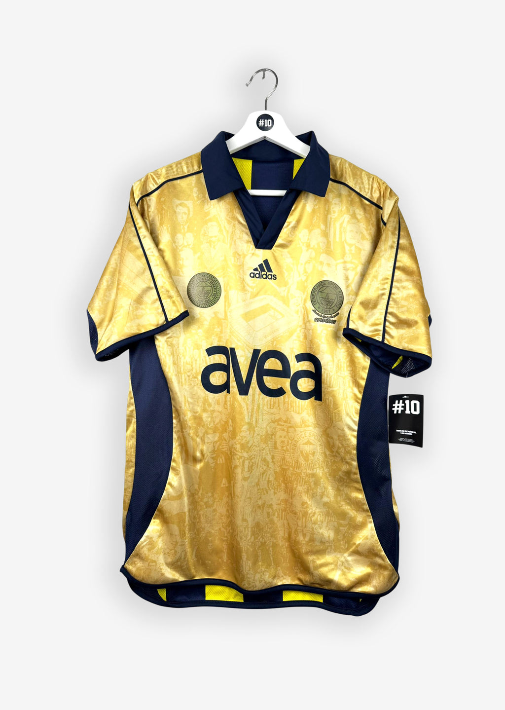 FENERBAHCE 2006/07 CENTENARY REVERSIBLE SHIRT - #3 R. CARLOS (SIZE M)