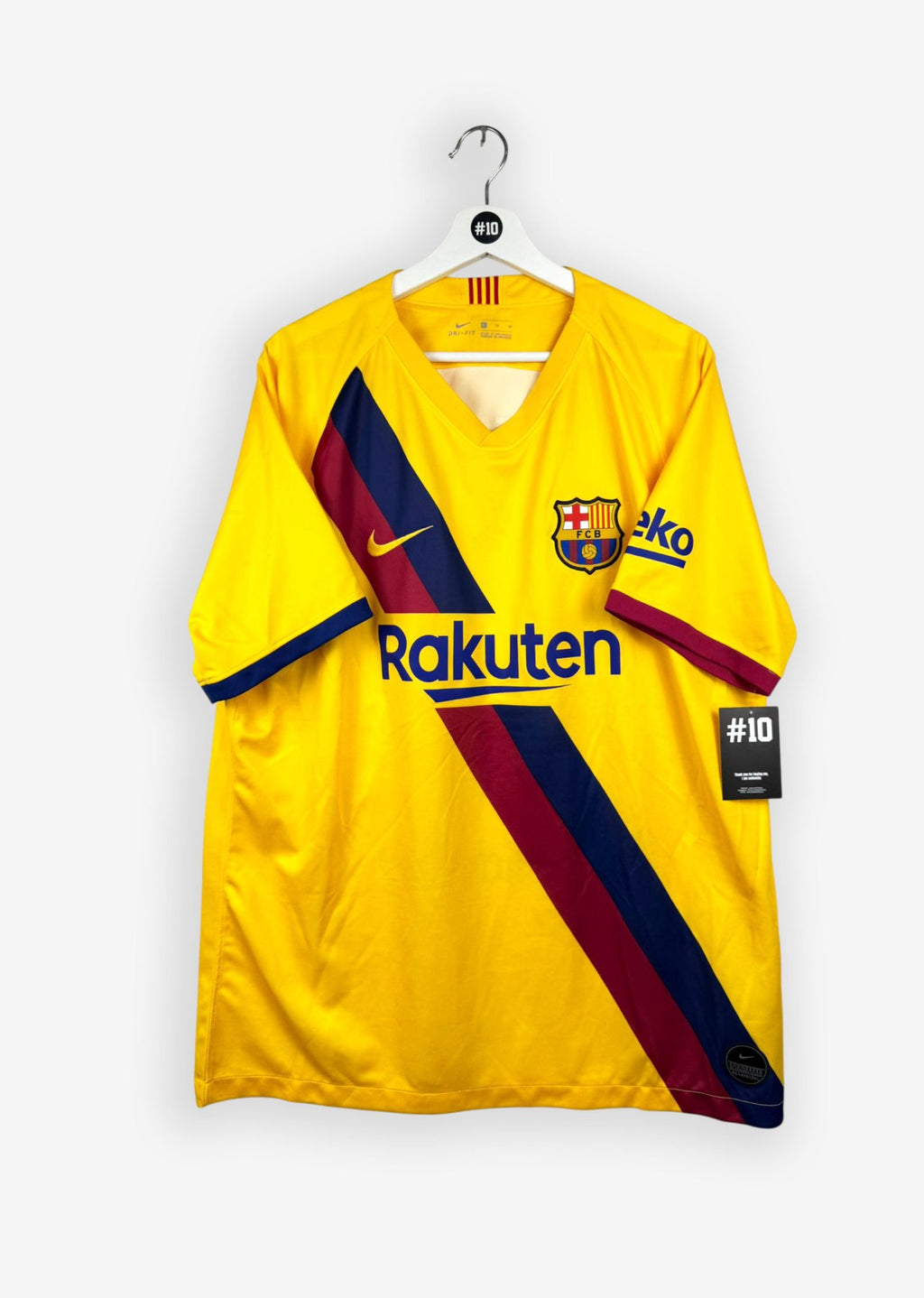 FC BARCELONA 2019/20 AWAY SHIRT - #21 F. DE JONG (SIZE XL)