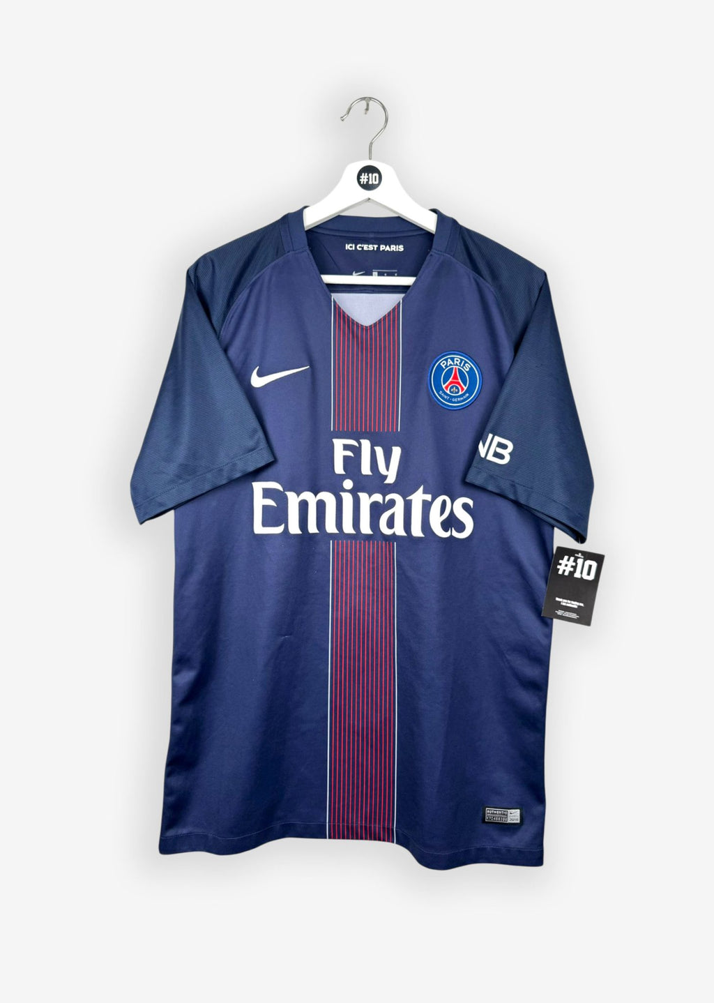 PARIS SAINT-GERMAIN 2016/17 HOME SHIRT - #9 CAVANI (SIZE L)